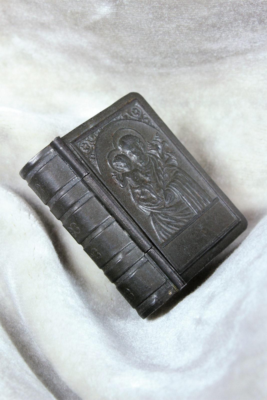 Antiques of rosary box saint joseph with the child booklet form