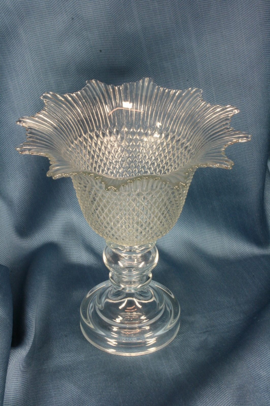 Antiques of glass vase centrepiece vase