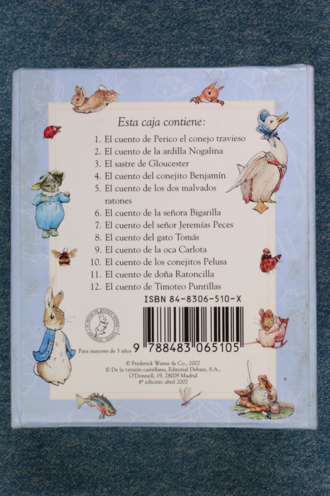 Mini colección. 12 Cuentos Perico el Conejo.