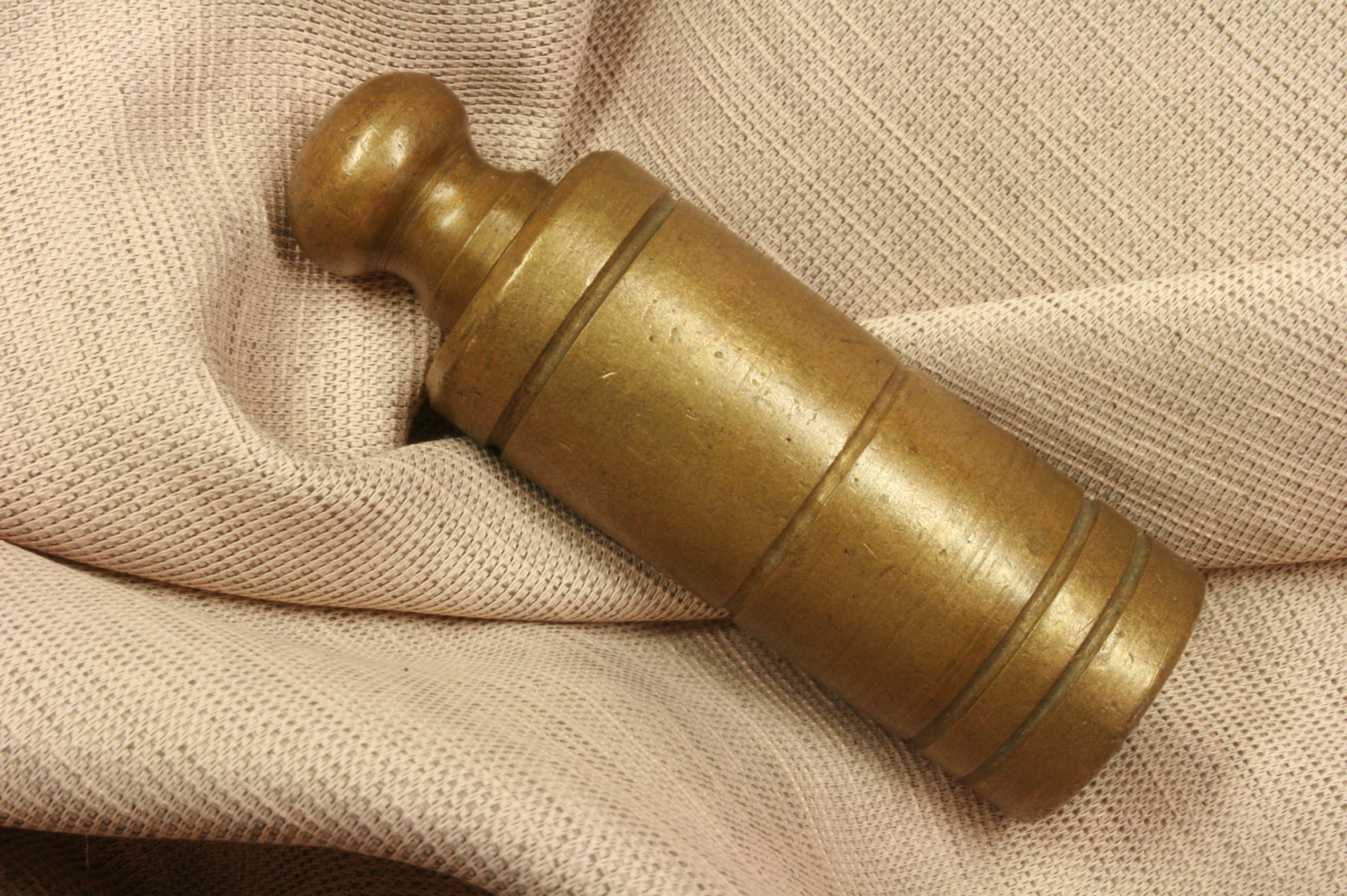 Antiques of incomplete plumb bob for construction