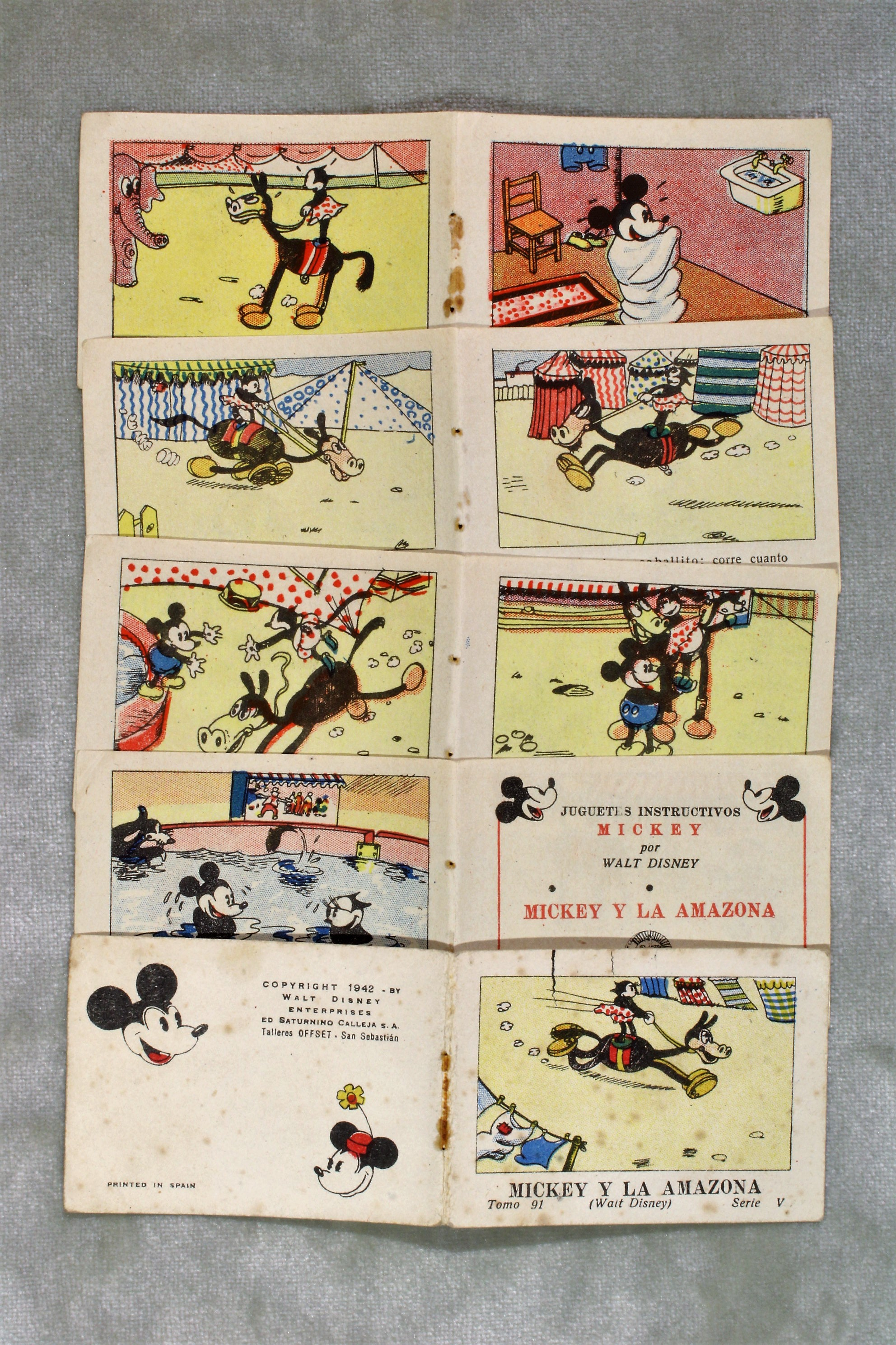 Colección completa Cuentos Calleja Mickey y Mini. 1942 (t)