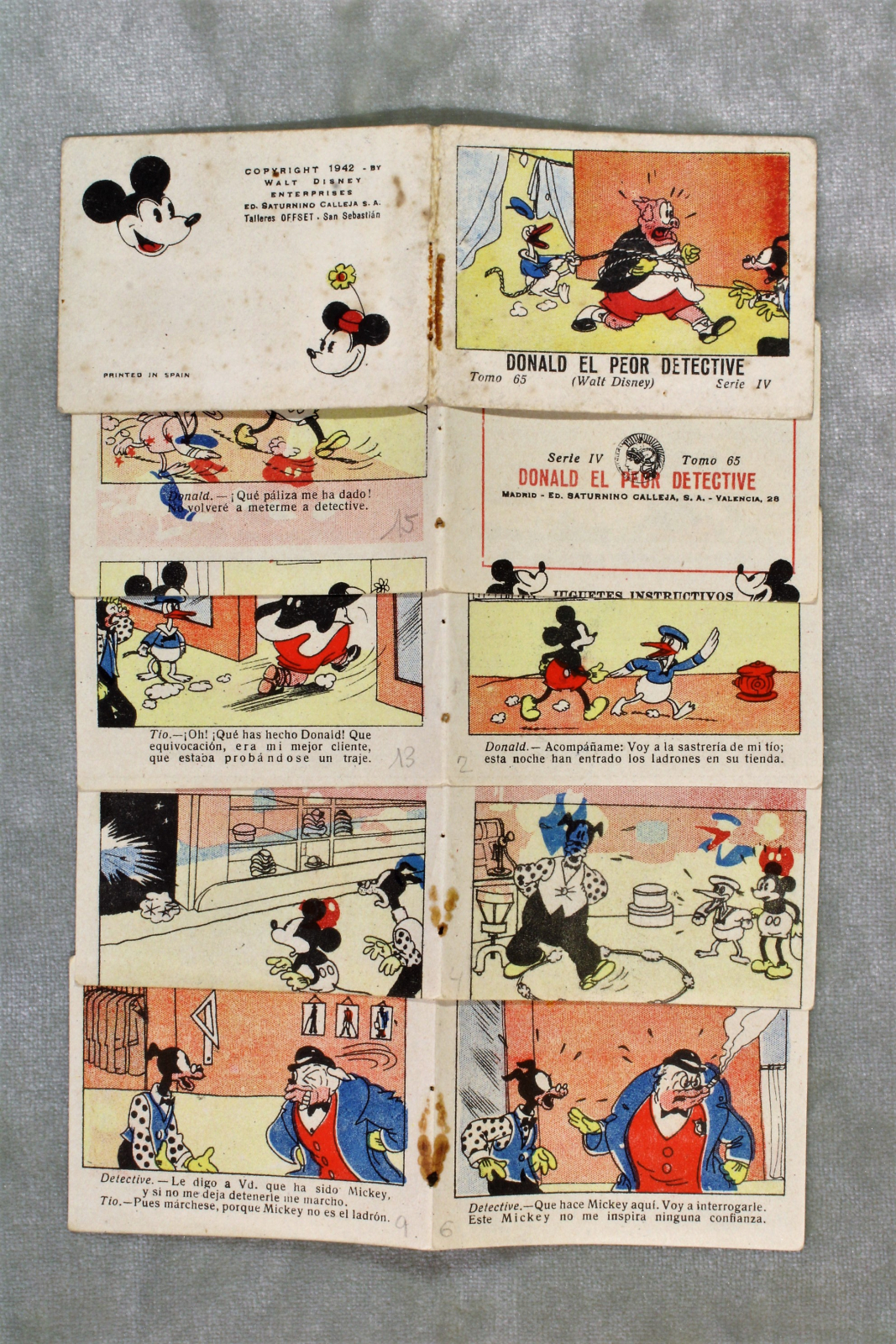 Colección completa Cuentos Calleja Mickey y Mini. 1942 (t)