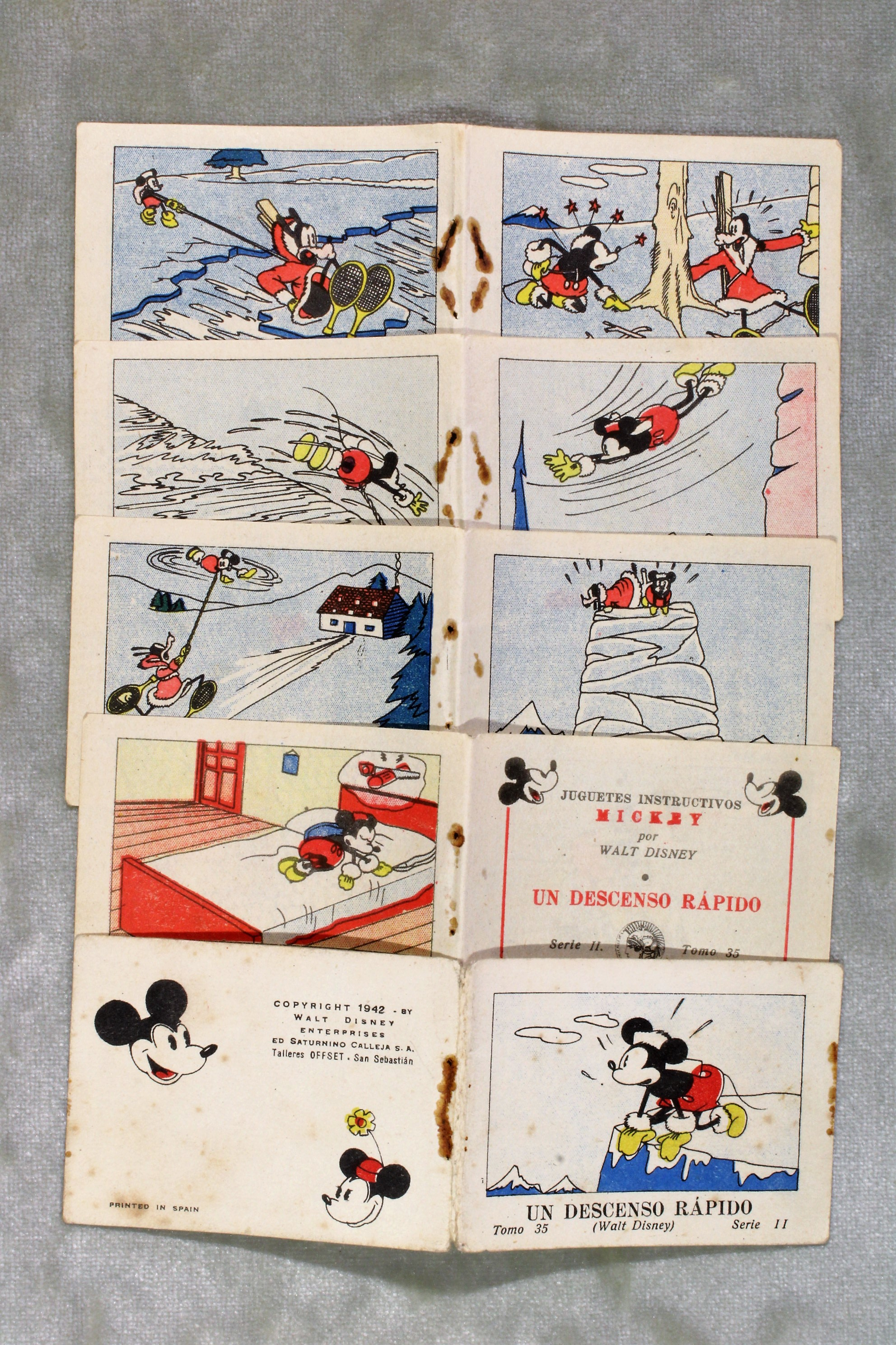 Colección completa Cuentos Calleja Mickey y Mini. 1942 (t)