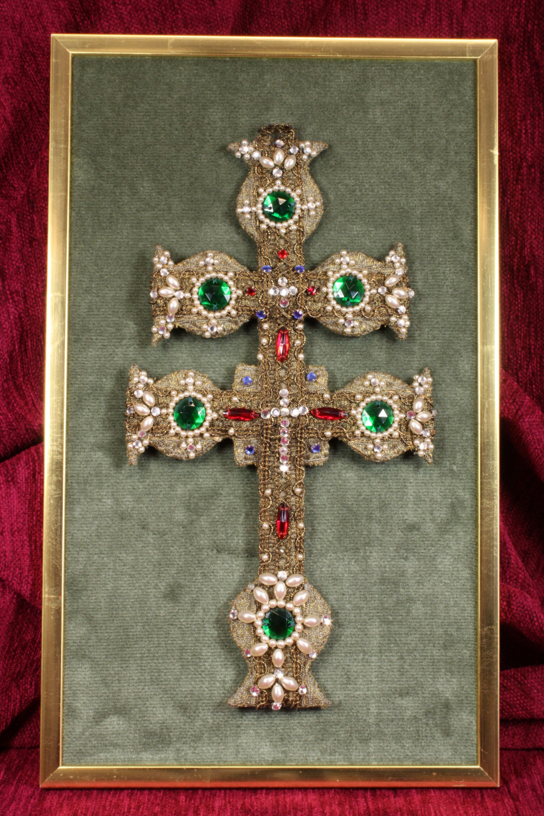 Antiques of calatrava cross reliquary vera cruz of astorga filigree