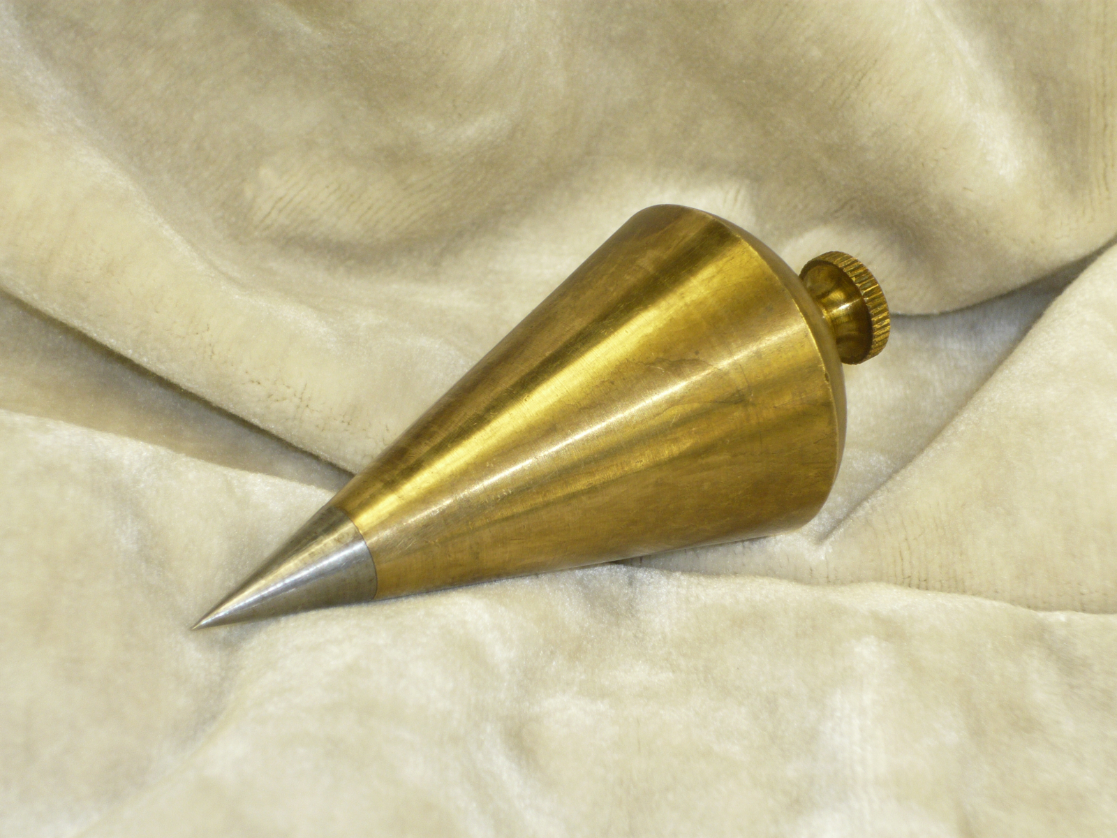 Antiques of instrumental iron tip plumb bob