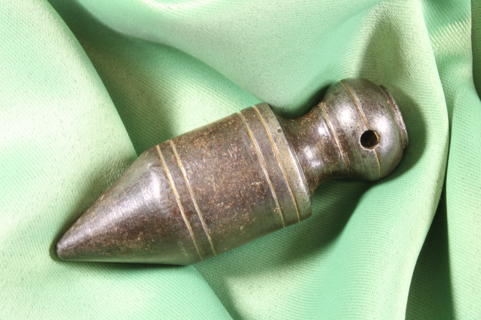 Antiques of plumb bob iron construction