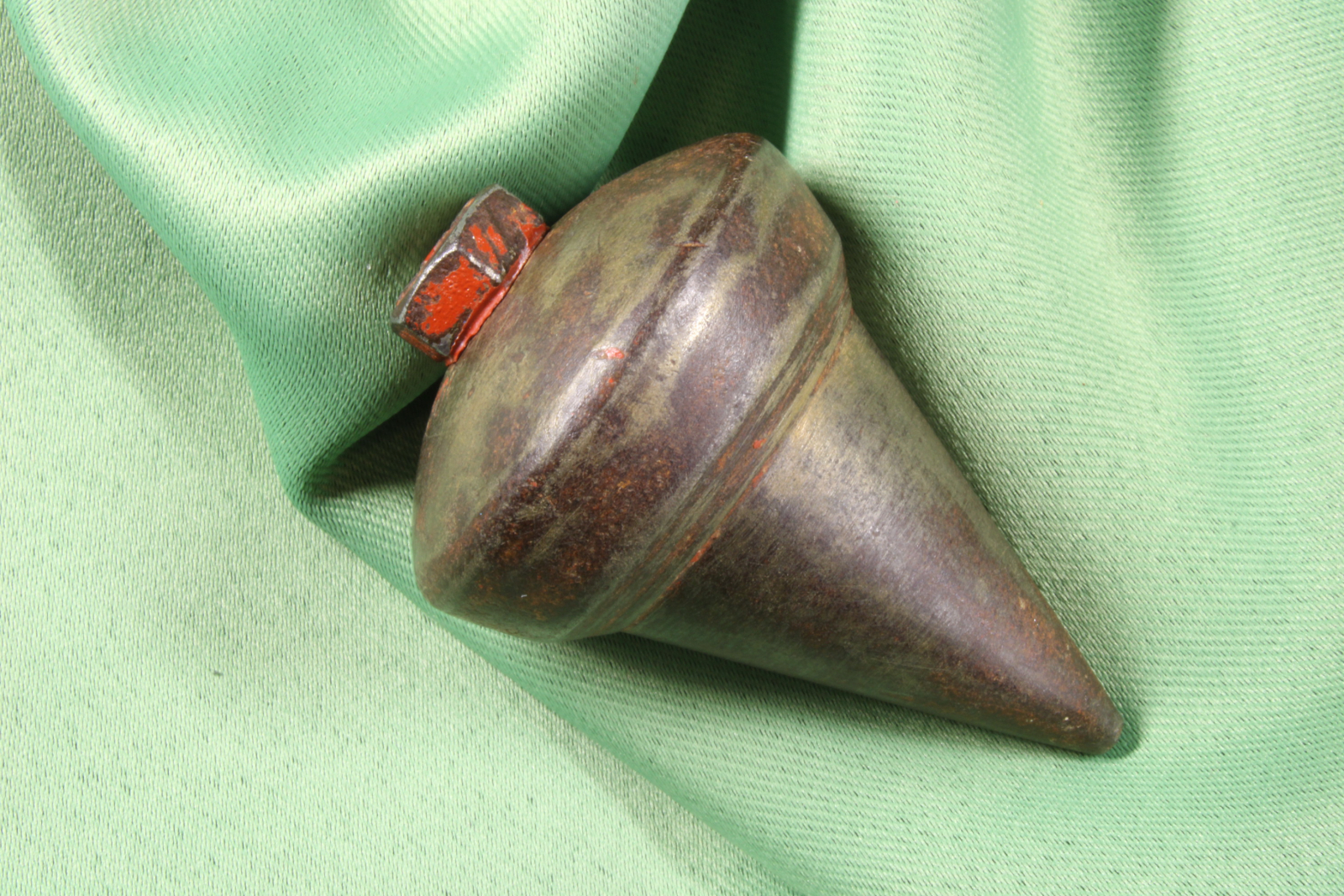 Antiques of instrumental iron plumb bob