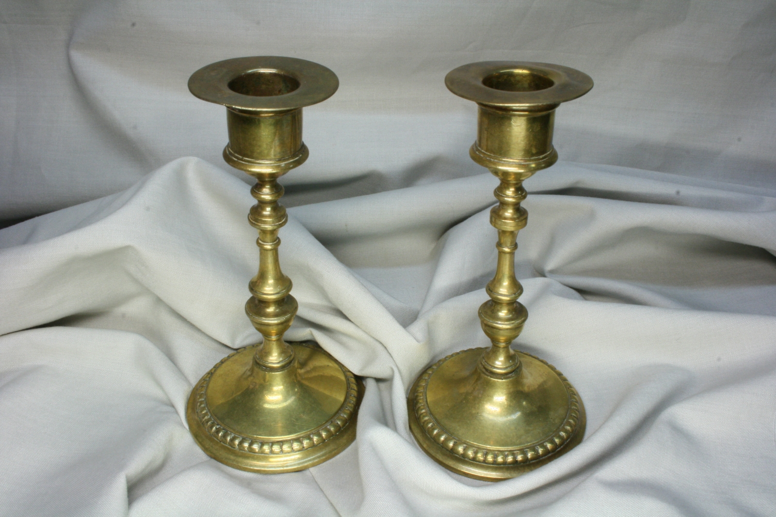 Antiques of pair of candlesticks xix century