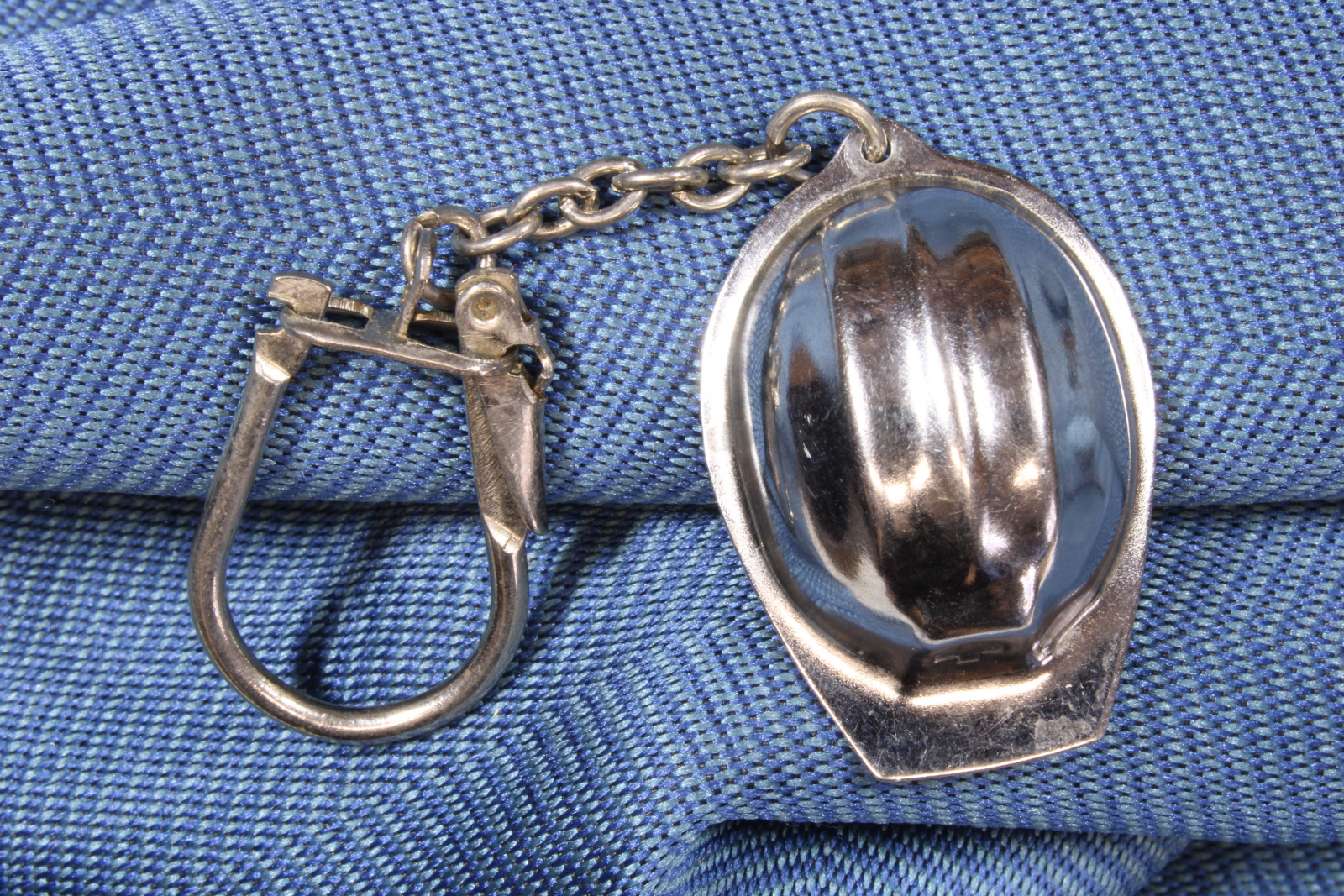 Antiques of metal helmet keyring actual