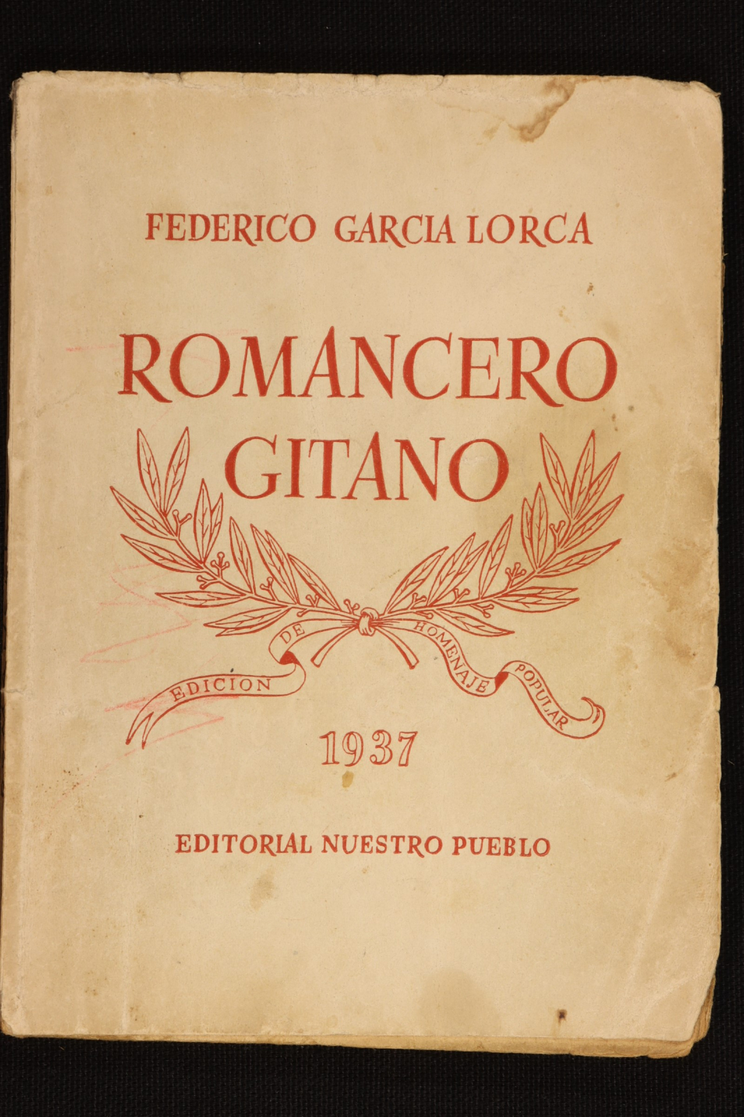 Antiguedades de romancero gitano federico garcia lorca