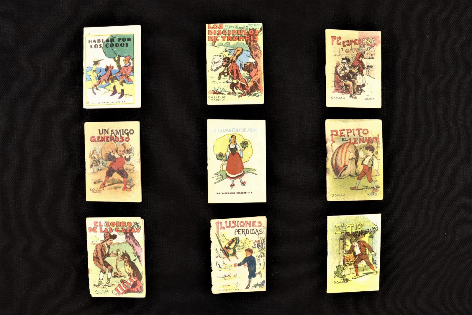 Antiques of miniature tales calleja classics characters modernist