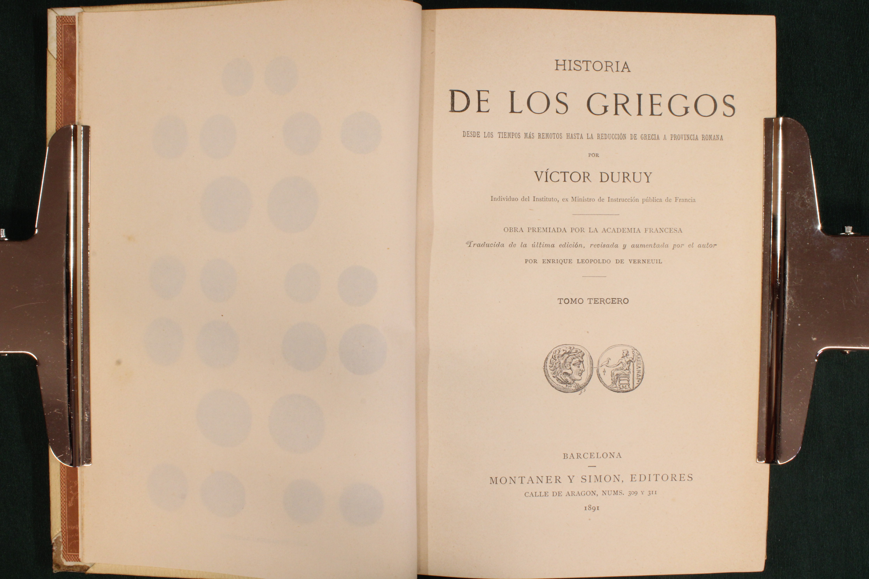 Historia de los Griegos por Víctor Duruy. 1890