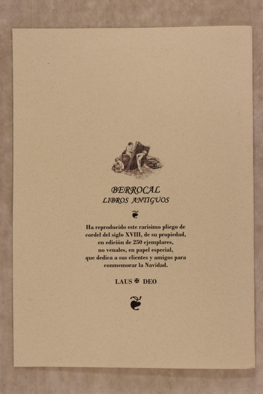 Pliego facsímil letras villancicos. Gaspar Úbeda. 1713 (t)