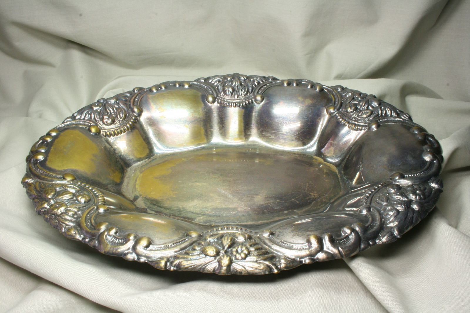 Antiques of oval tray modernist