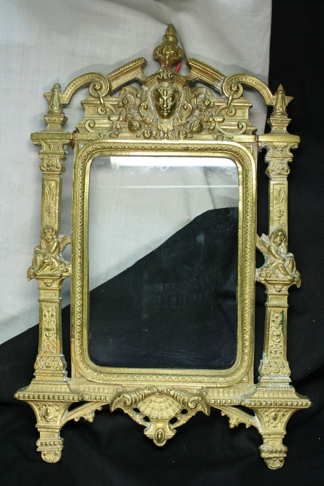 Antiques of bronze empire frame picture frames