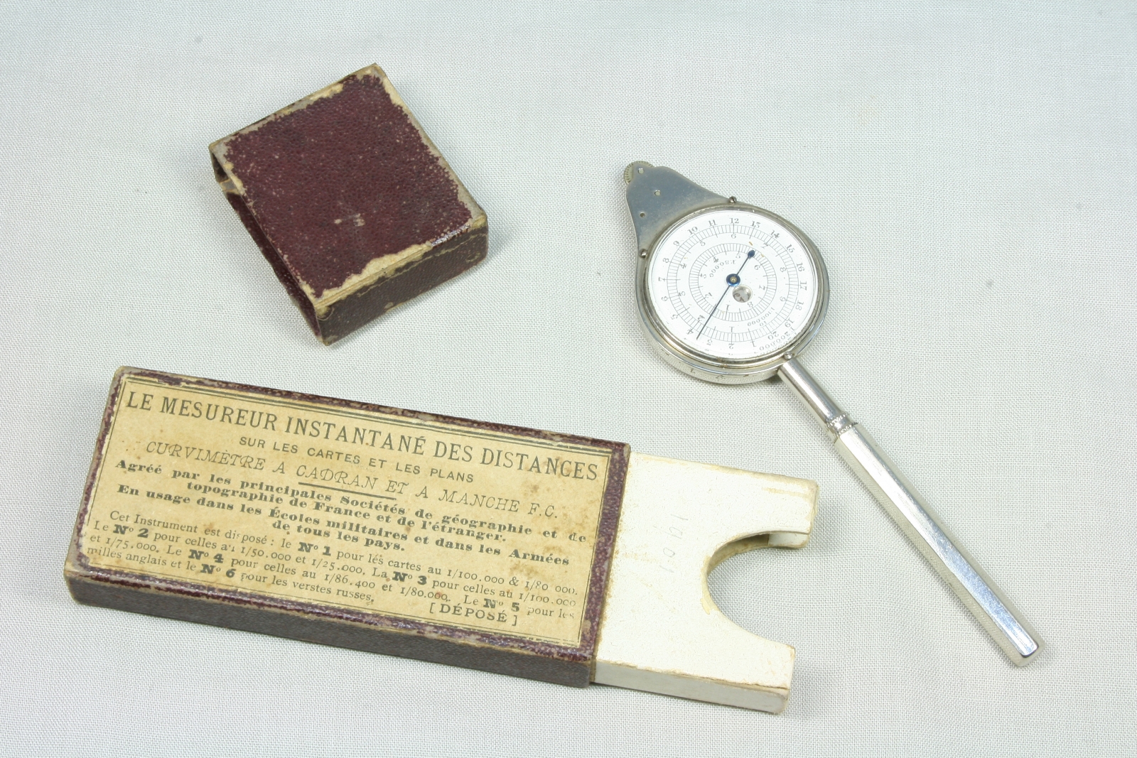 Antiques of curvimeter maps meter lengths henri chatelain