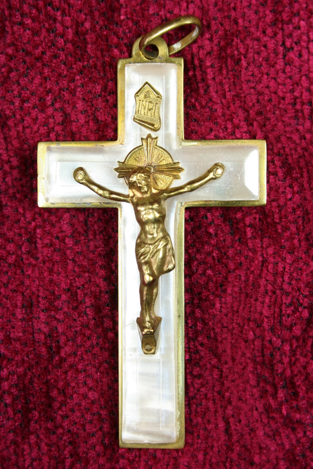 Antiques of crucifix communion