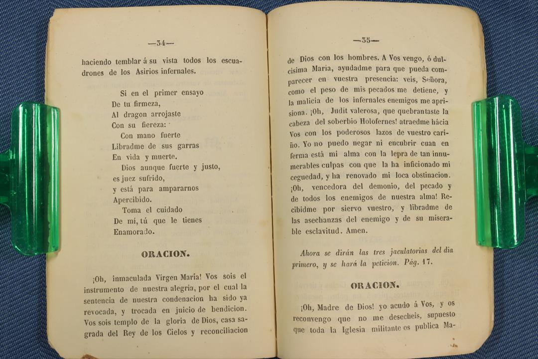 LIBRETO NOVENARIO MARÍA SANTÍSIMA DE GRACIA. BIAR. ALICANTE (t)