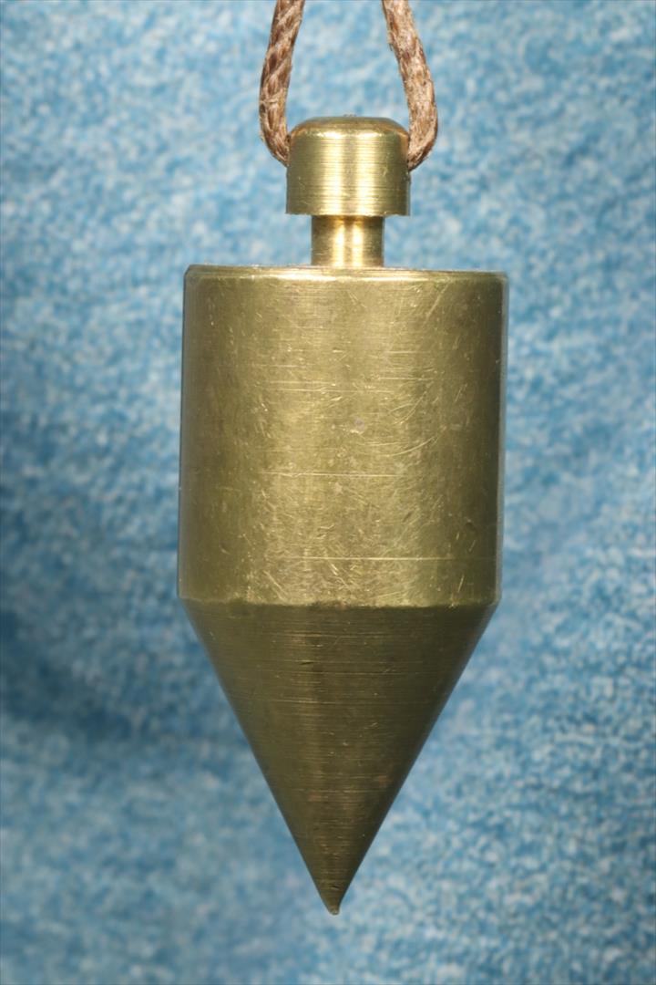 Antiques of bronze perico plumb bob fixed head