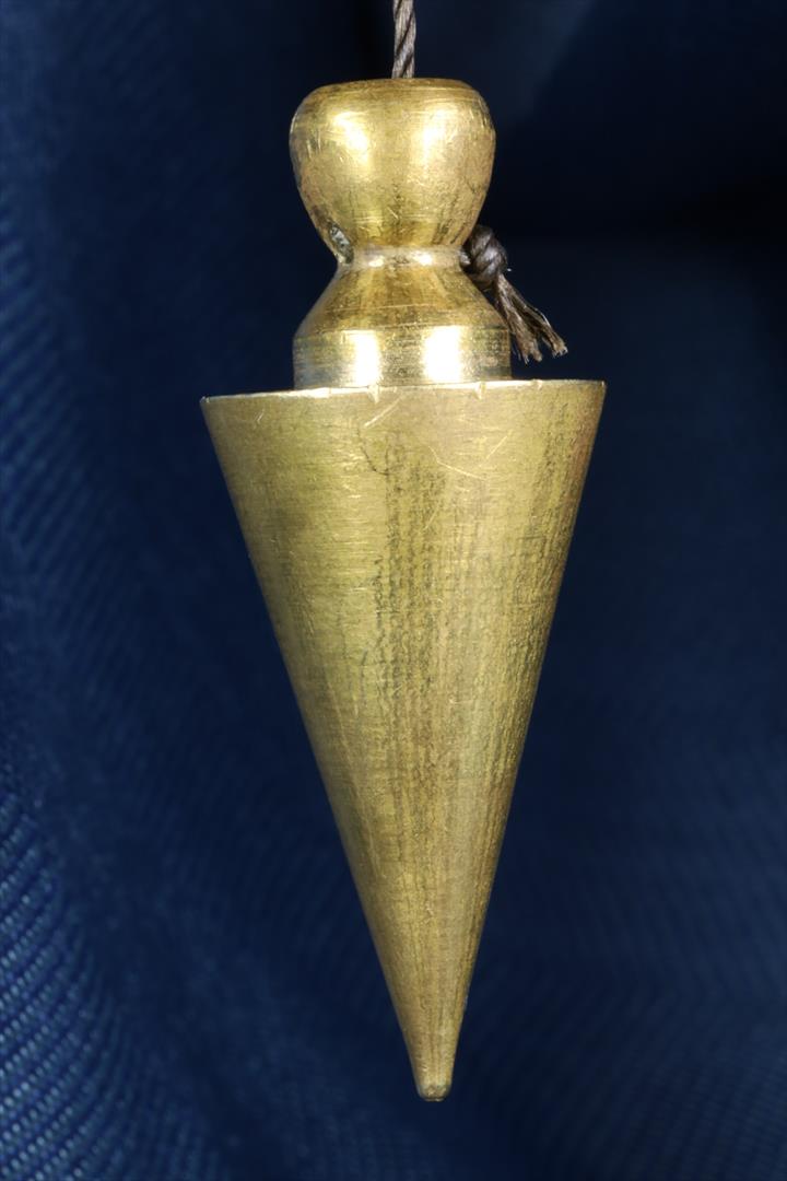 Antiques of bronze perico plumb bob fixed head