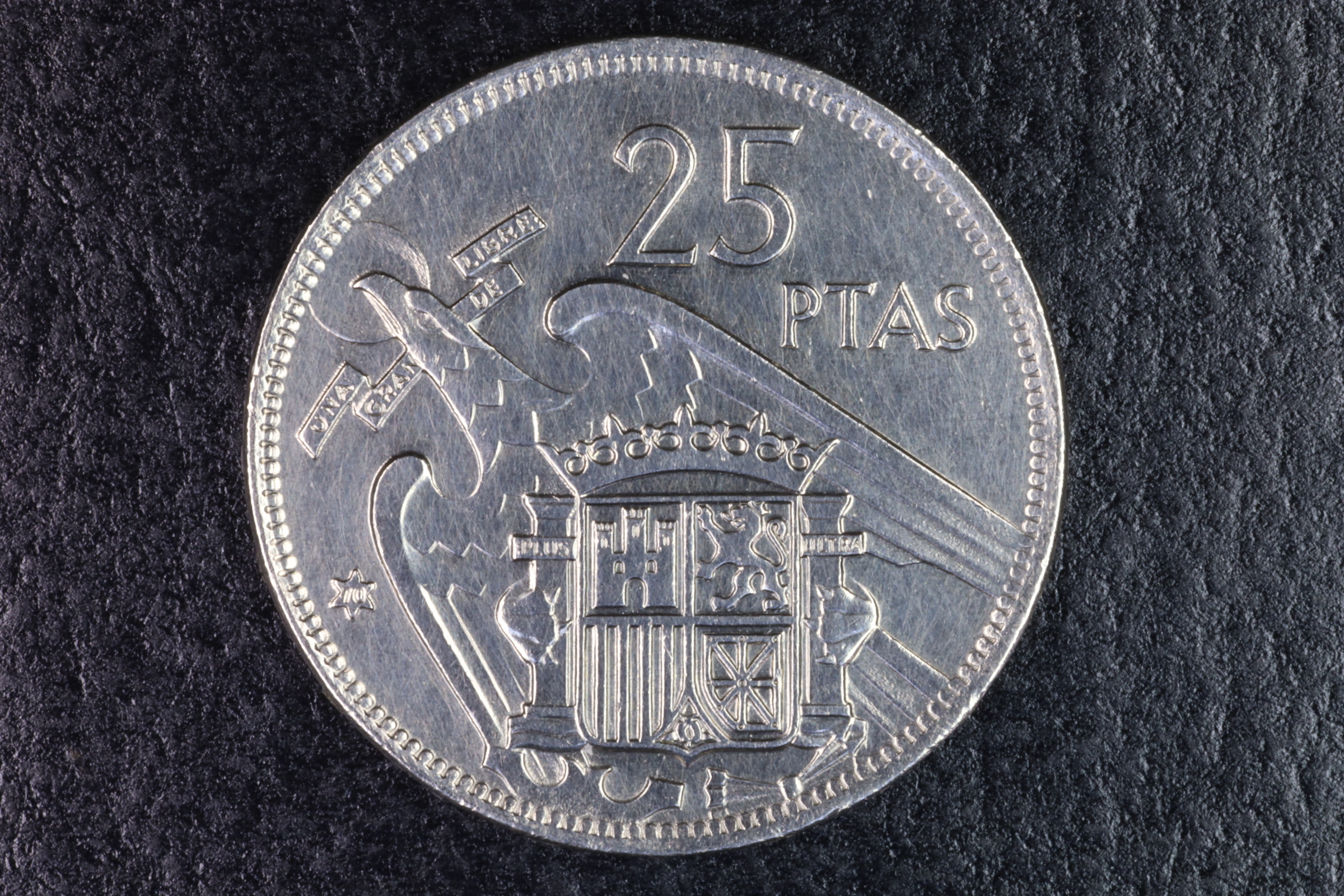 Antiques of coin franco pesetas  sc