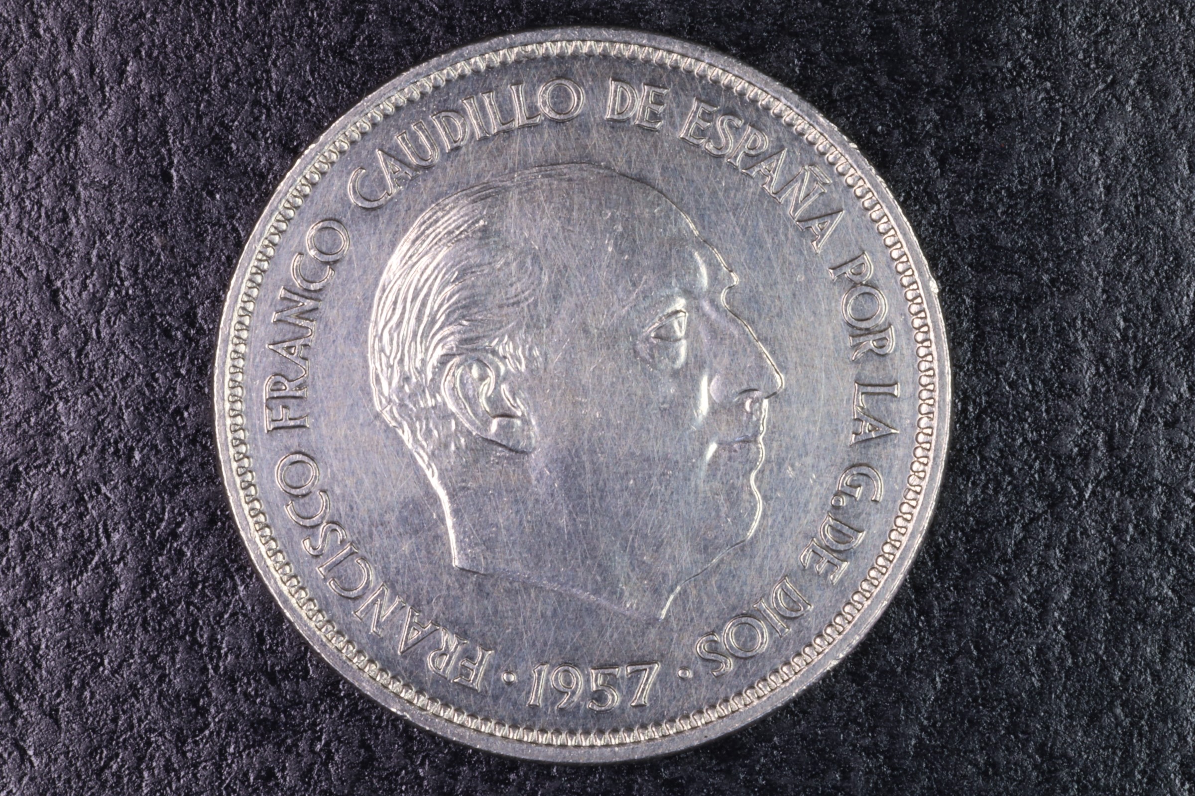 Antiques of coin franco pesetas  sc