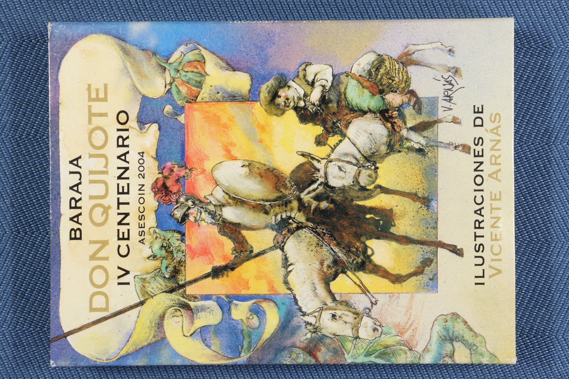 Antiques of deck of cards don quixote iv centenary asescoin