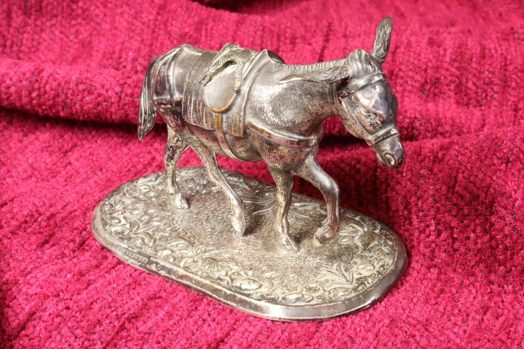 Antiques of figure donkey meneses silver s xx