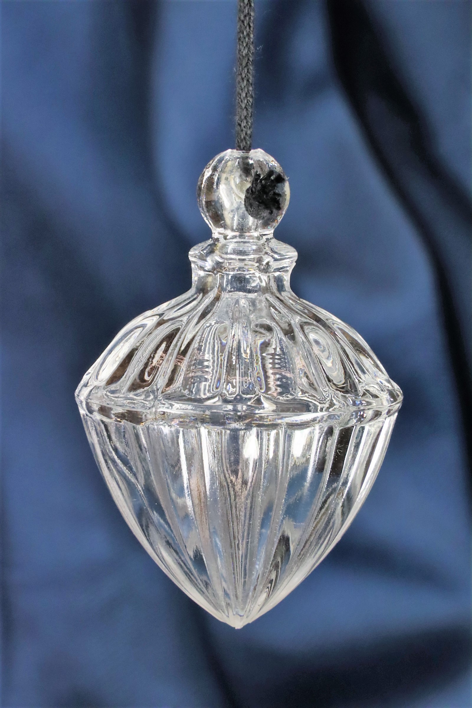 Antiques of glass plumb bob pear type