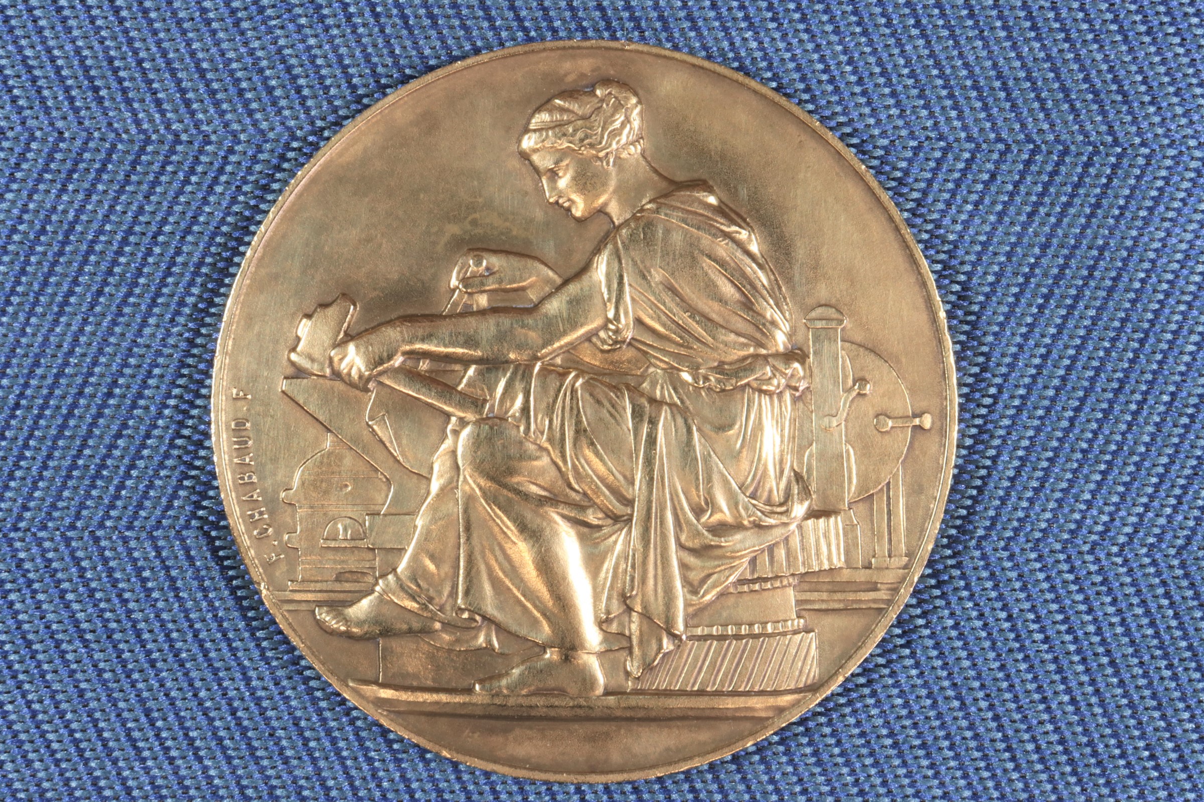 Antiques of medal for work chabaud reynier dubois