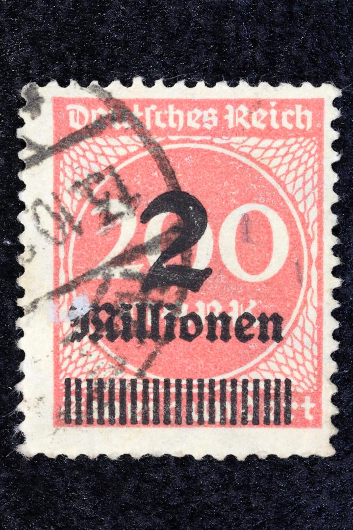 Antiques of postal stamp germany mm marks used