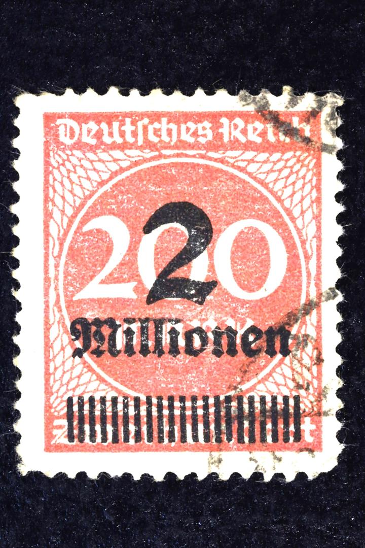 Antiques of postal stamp germany mm marks used