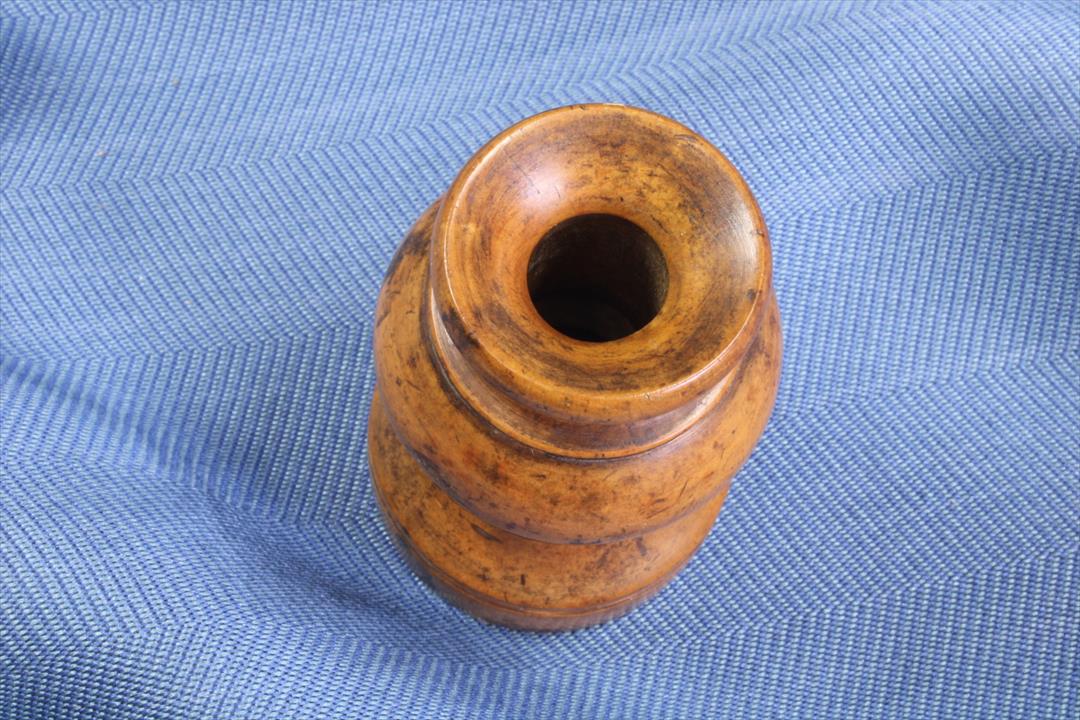 Antiques of wooden candlestick candlestick