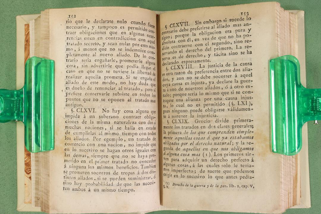 EL DERECHO DE GENTES O PRINCIPIOS DE LA LEY NATURAL. EMER DE VATTEL. (t)