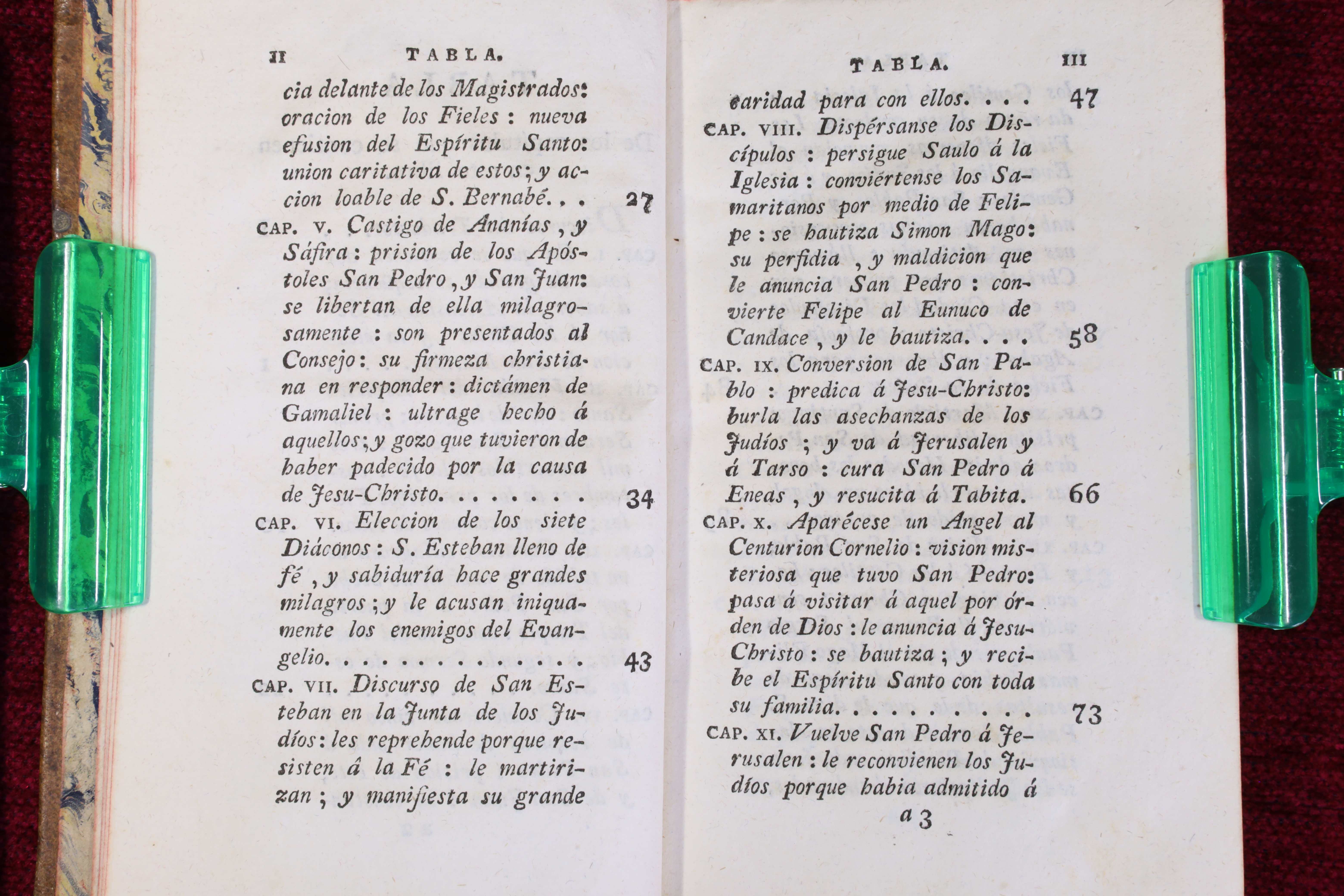 EL LIBRO DE LOS HECHOS DE LOS APÓSTOLES. POR SAN LUCAS. 1786