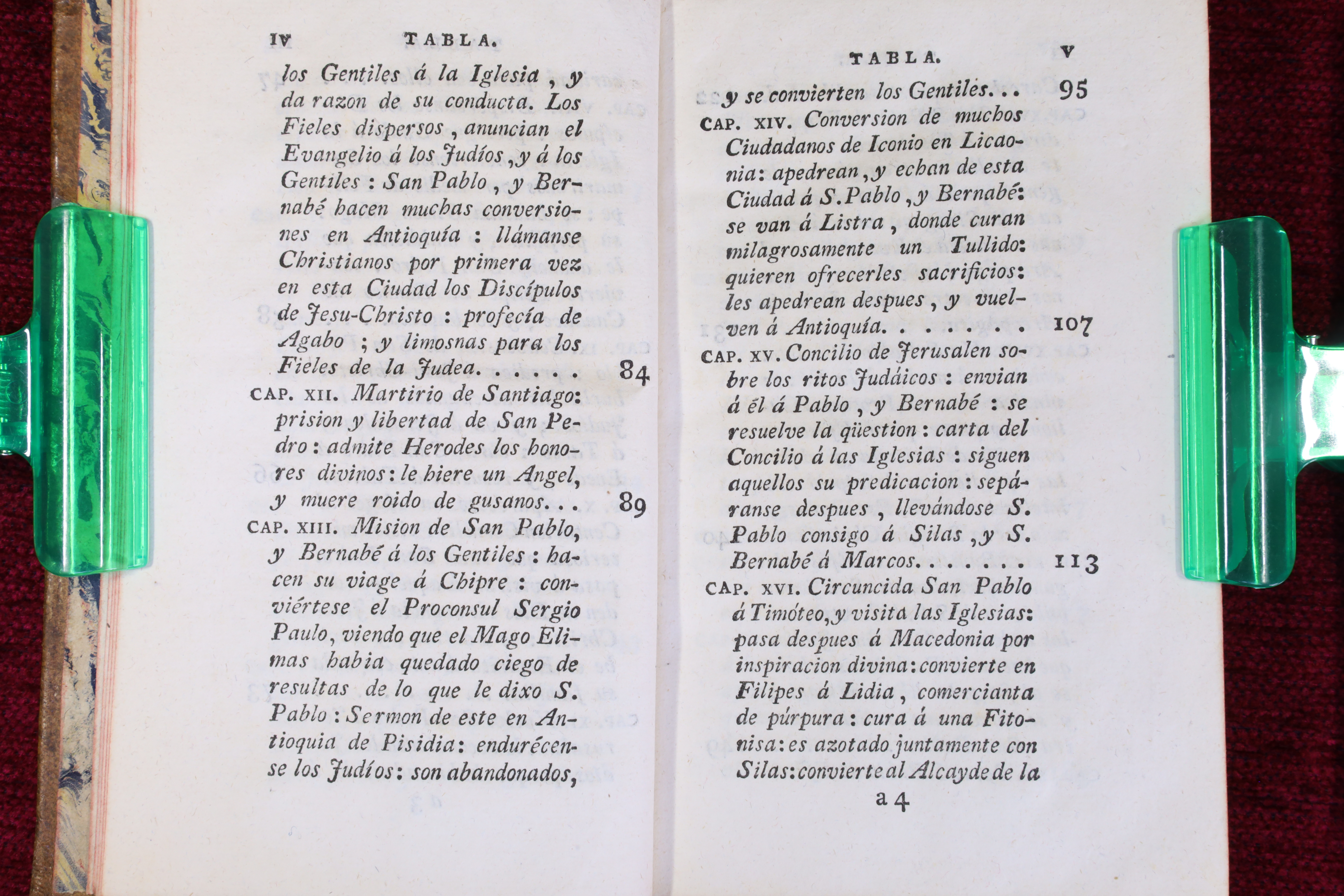 EL LIBRO DE LOS HECHOS DE LOS APÓSTOLES. POR SAN LUCAS. 1786