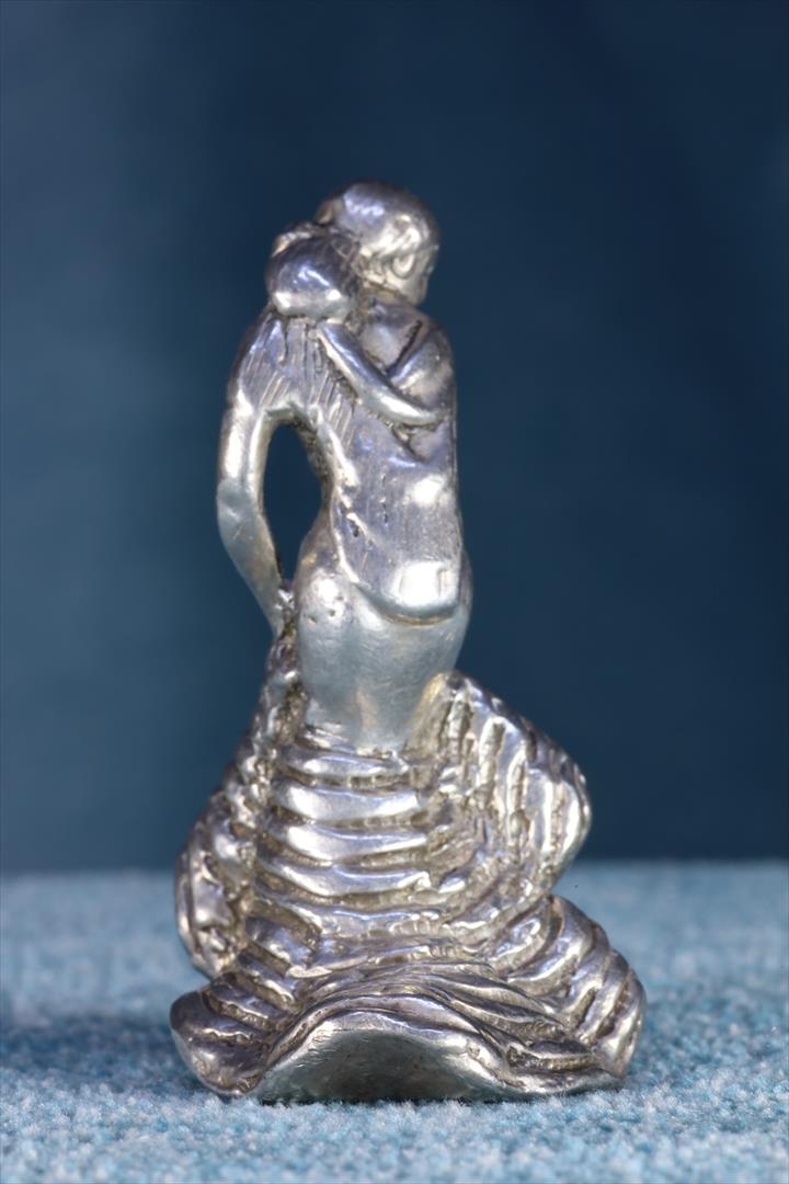 FIGURA BAILARINA SEVILLANA MINIATURA. PLATA. (t)