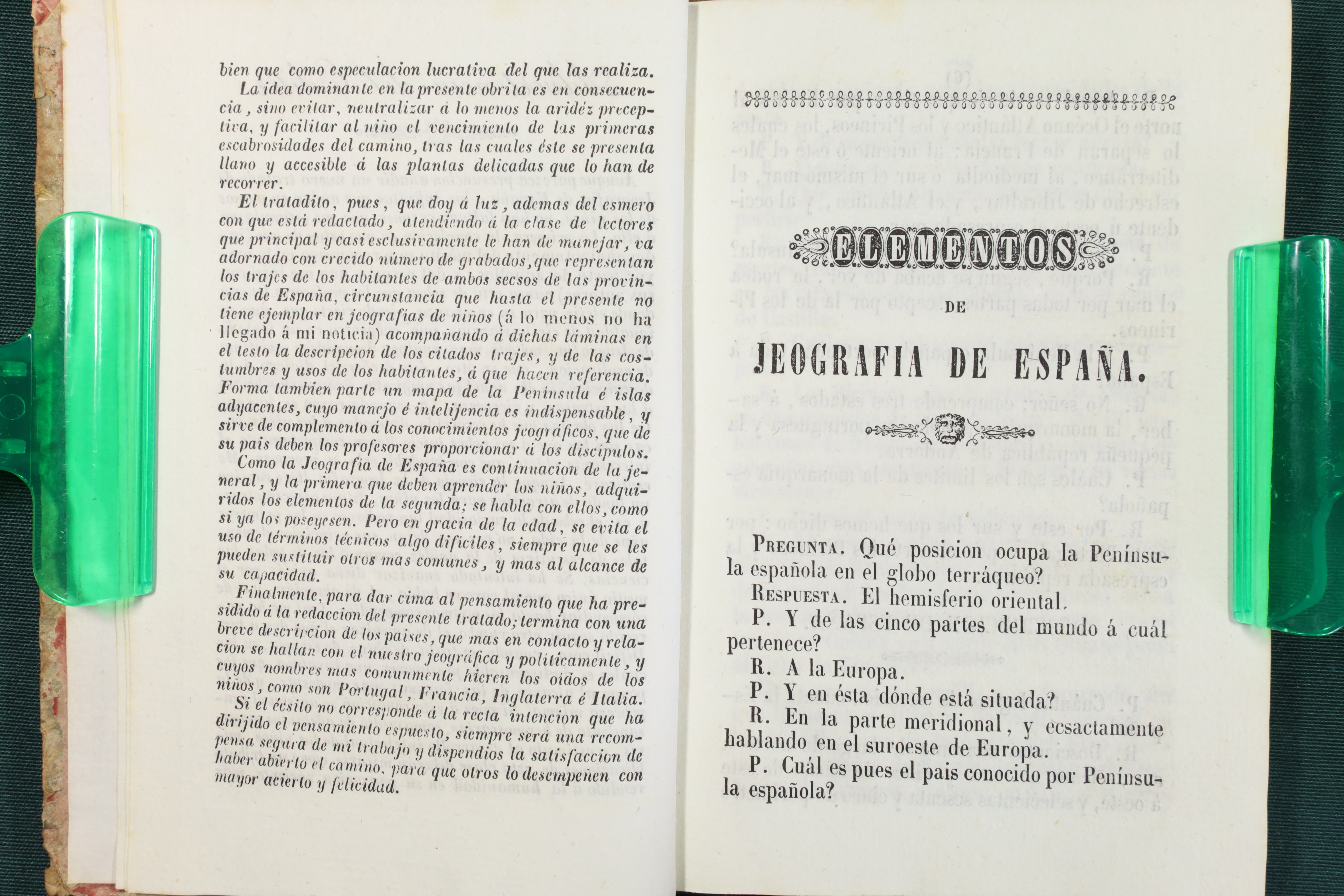 JEOGRAFÍA DE ESPAÑA PARA NIÑOS. GEOGRAFÍA. 1847 