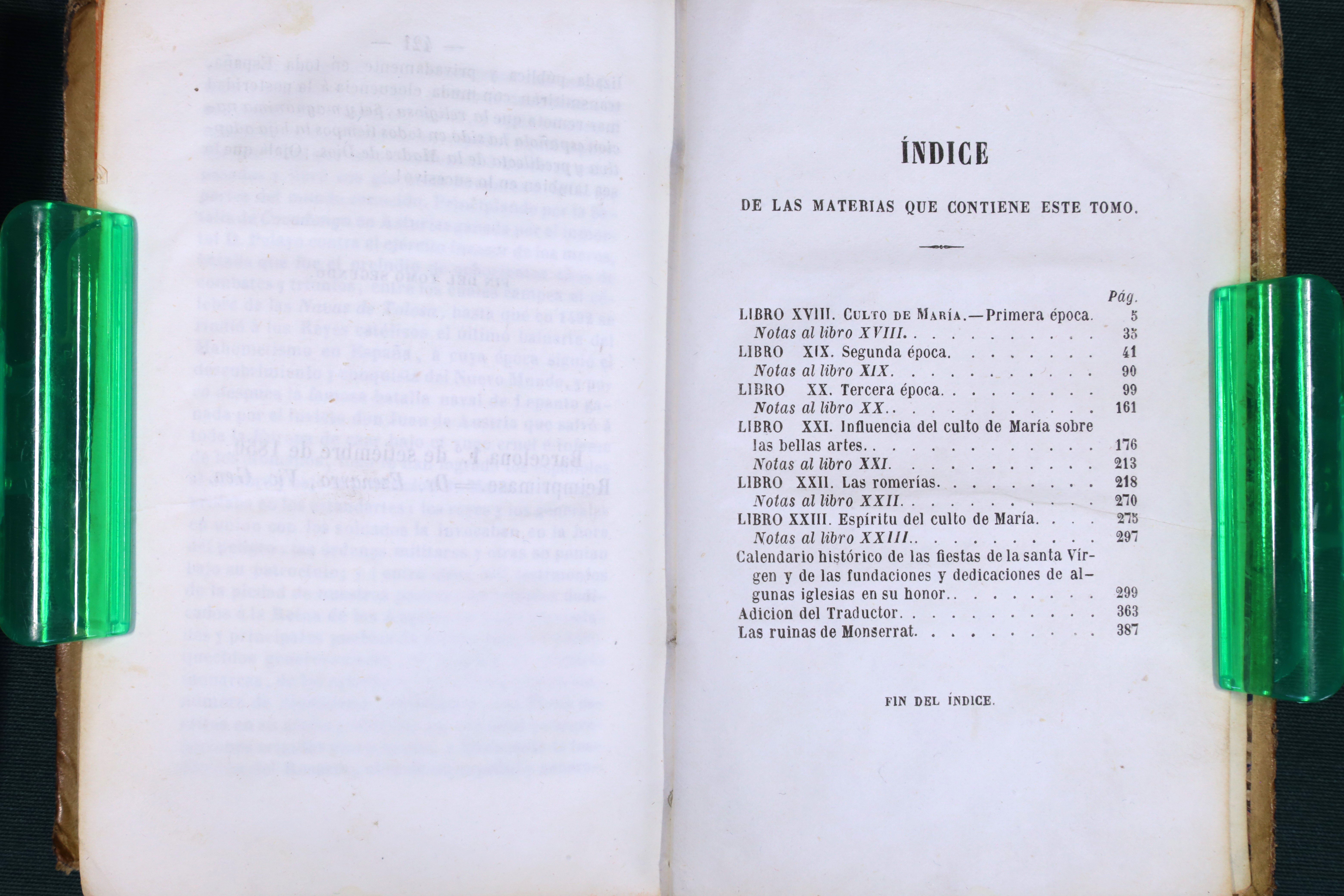 LA VIRGEN. HISTORIA DE MARÍA MADRE DE DIOS. DOS TOMOS. 1857