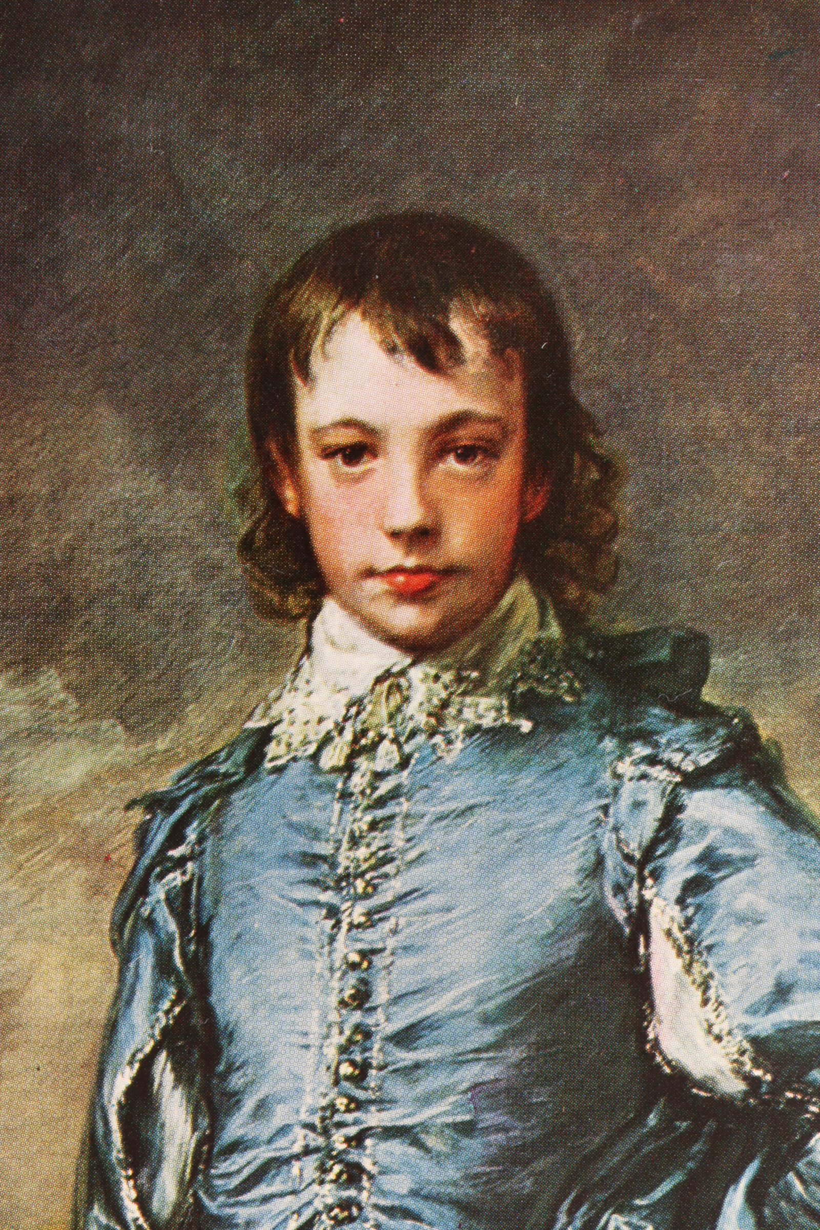 LÁMINA CHICO VESTIDO DE AZUL. GAINSBOROUGH