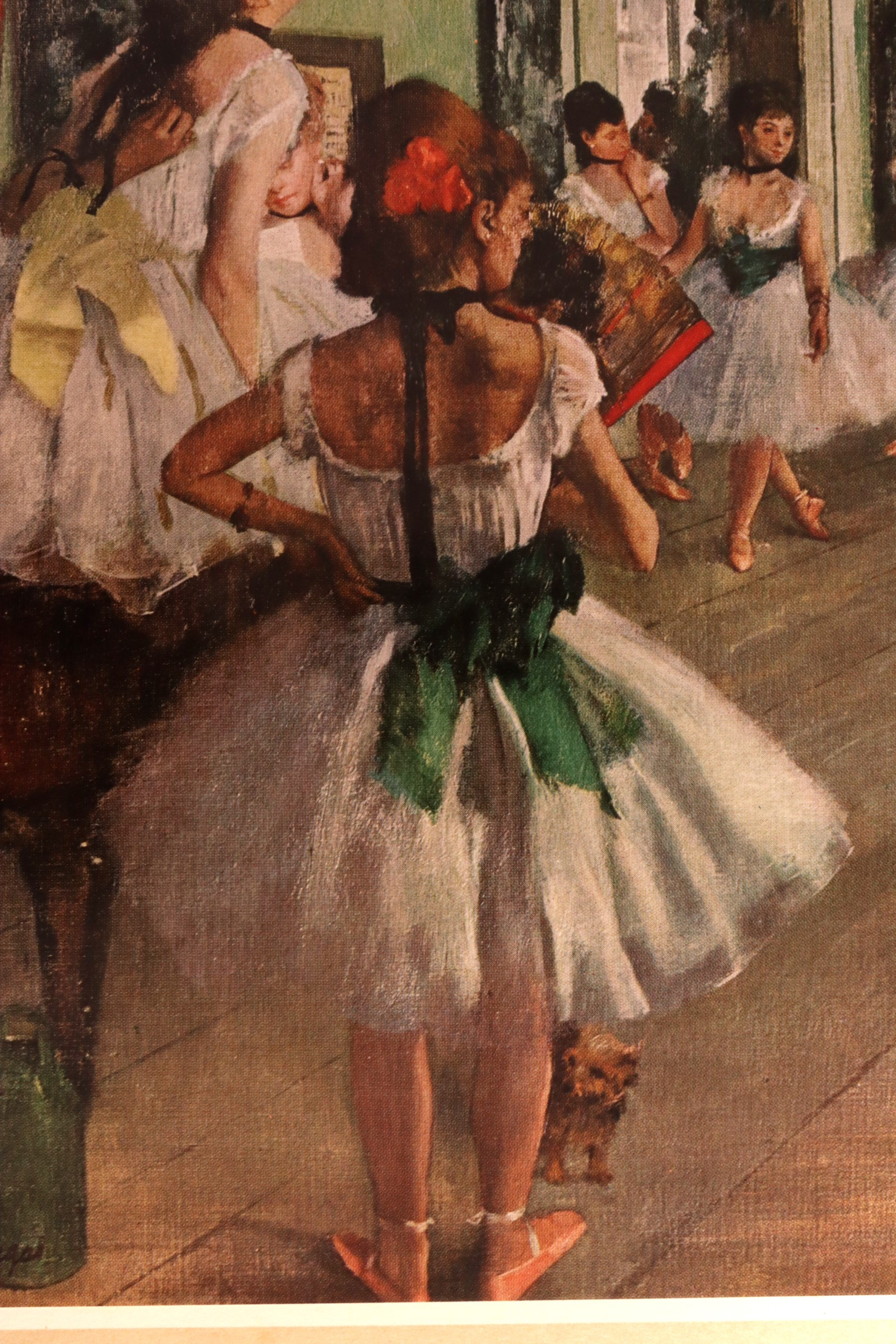 LÁMINA LAS BAILARINAS DE EDGAR DEGAS.