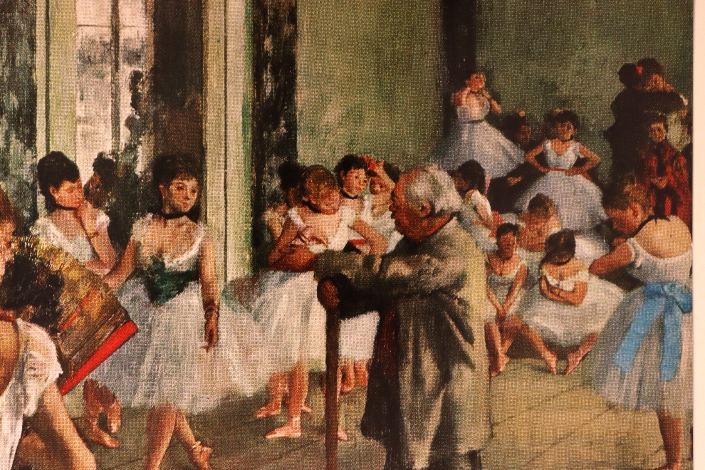 LÁMINA LAS BAILARINAS DE EDGAR DEGAS.