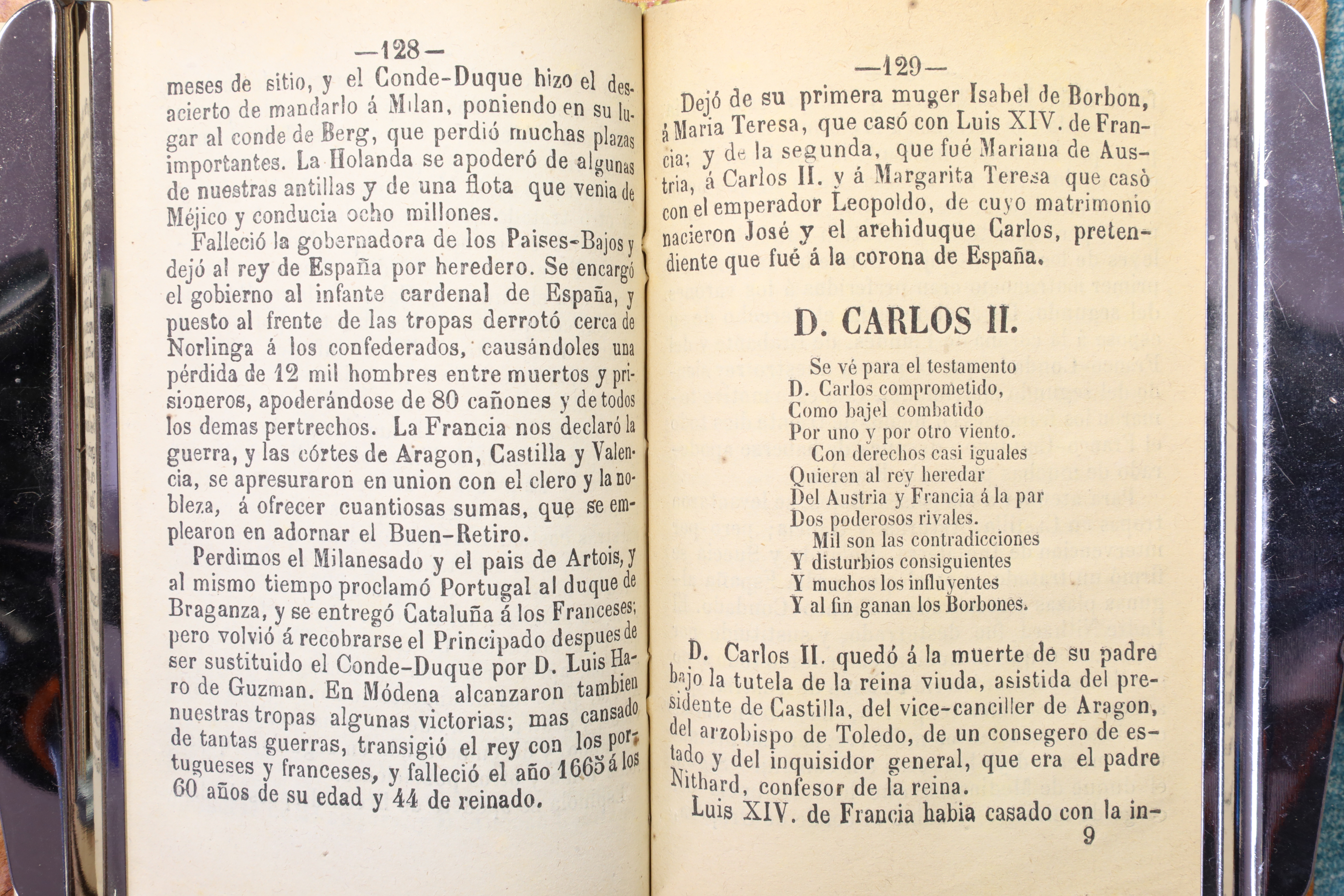 LIBRO COMPENDIO DE LA HISTORIA DE ESPAÑA Y PORTUGAL. RUIZ. 1876 