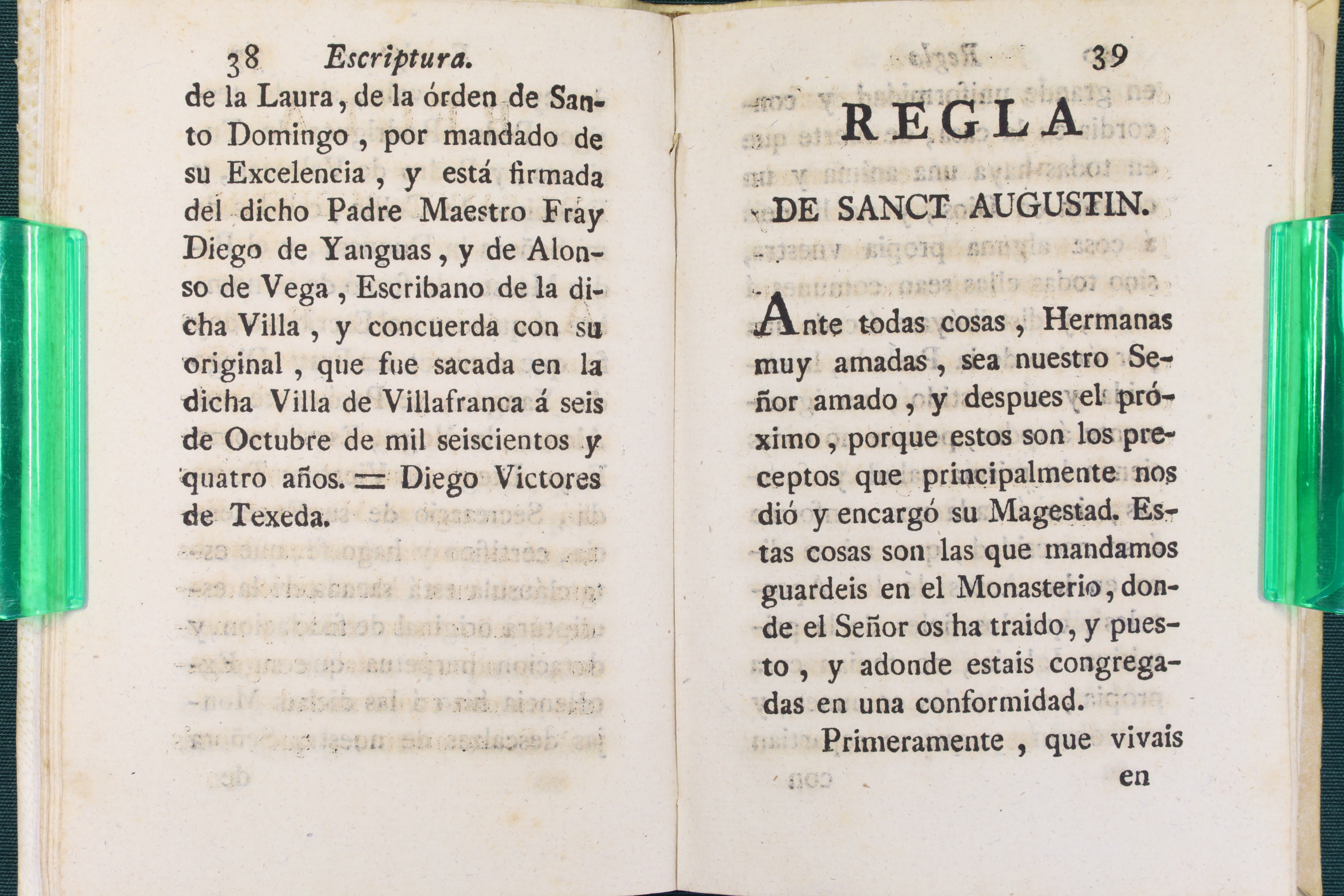 LIBRO CONSTITUCIONES ORDEN DE SANTO DOMINGO. CONVENTO. 1805 (t)