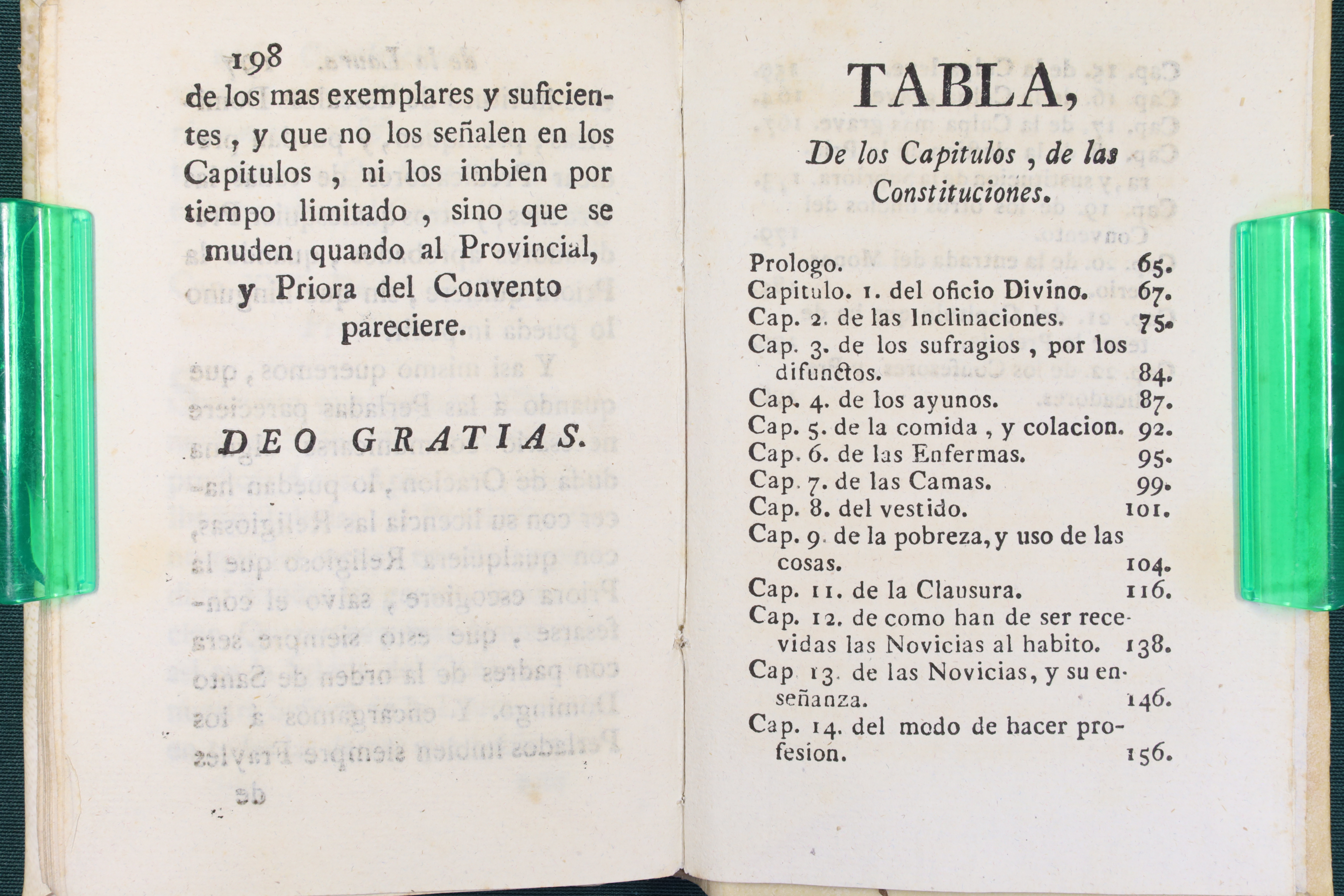 LIBRO CONSTITUCIONES ORDEN DE SANTO DOMINGO. CONVENTO. 1805 (t)