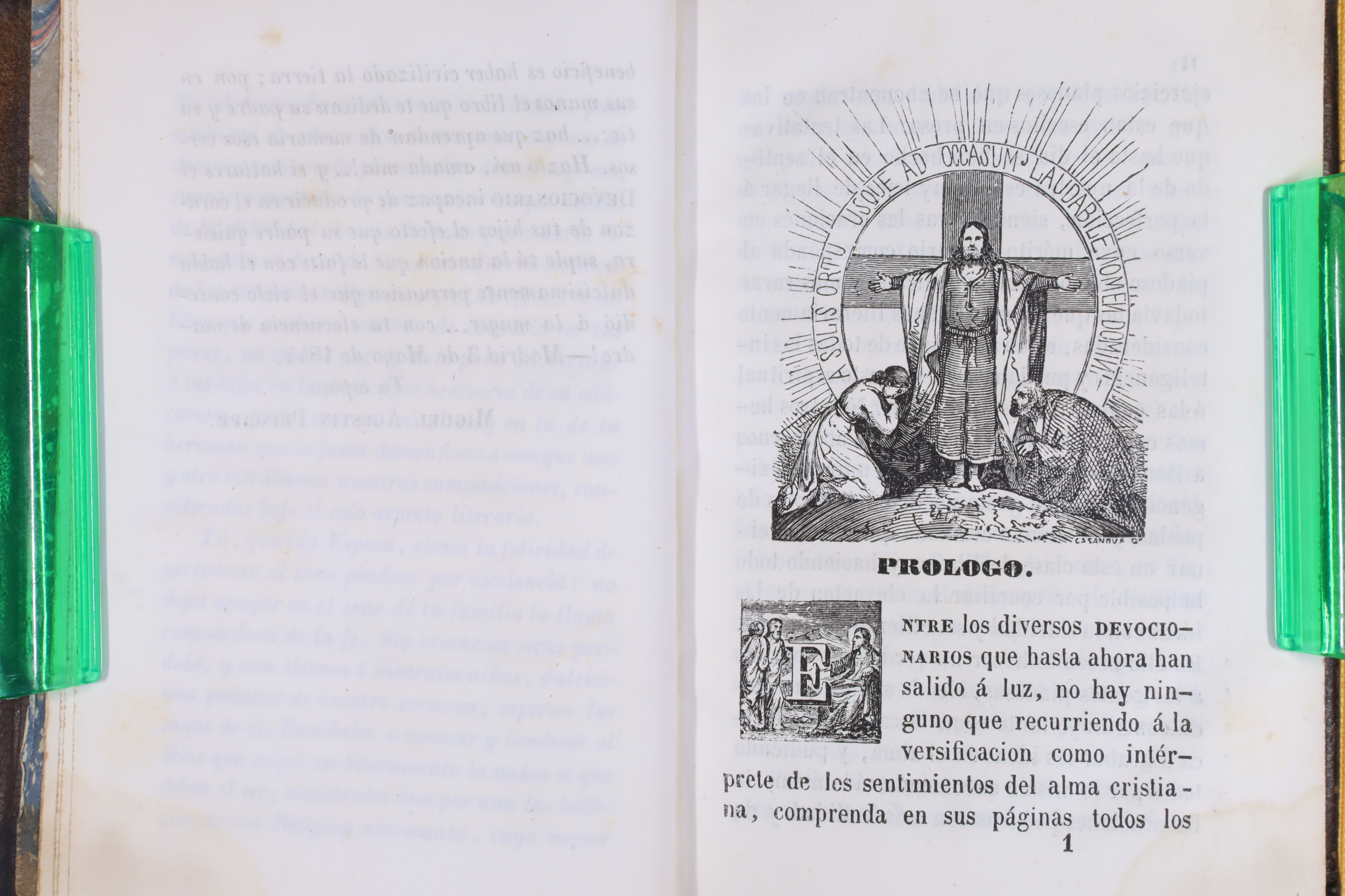 LIBRO EJERCICIO COTIDIANO Y NOVÍSIMO DEVOCIONARIO. MIGUEL AGUSTÍN PRÍNCIPE. 1844