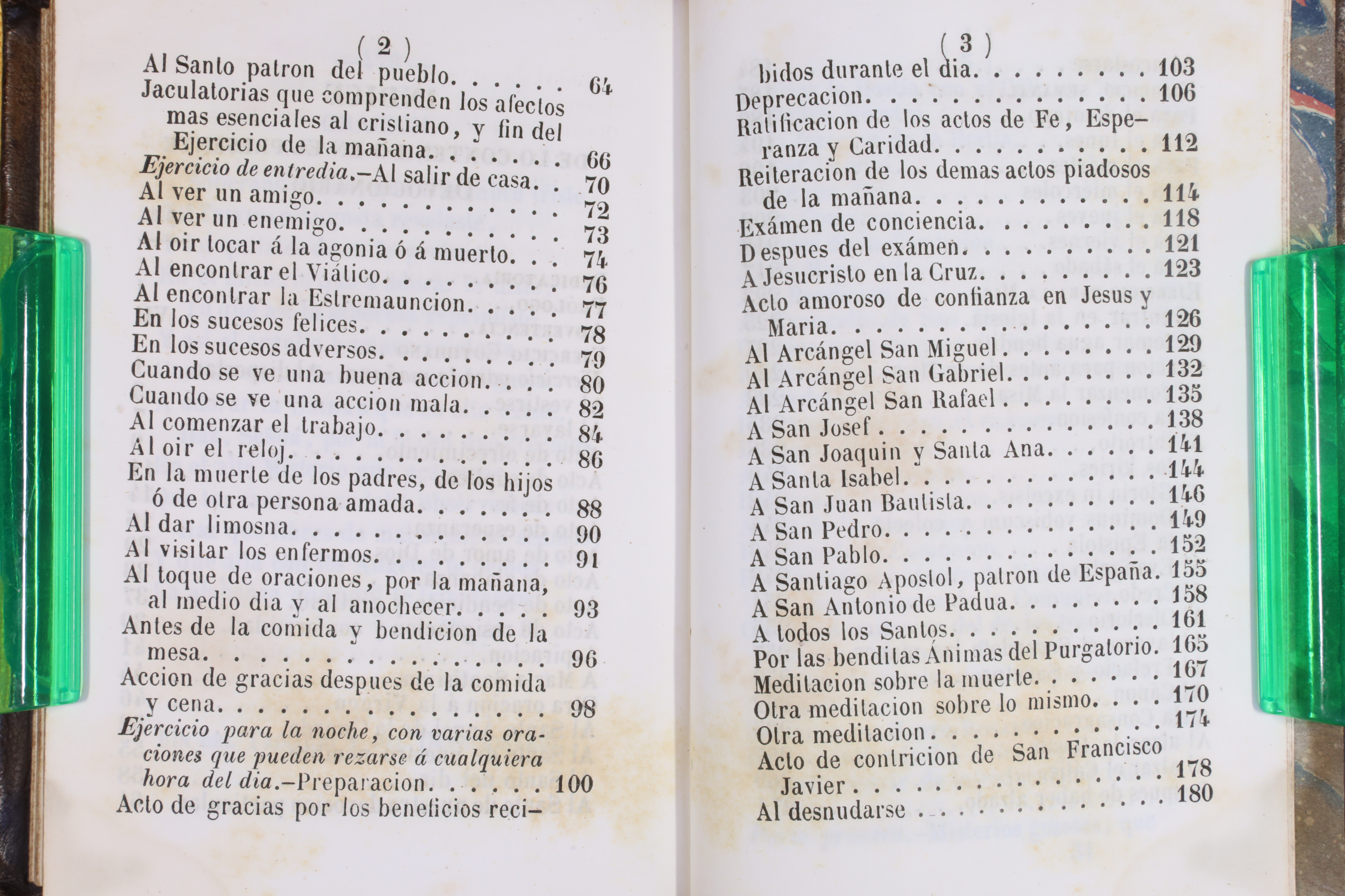 LIBRO EJERCICIO COTIDIANO Y NOVÍSIMO DEVOCIONARIO. MIGUEL AGUSTÍN PRÍNCIPE. 1844