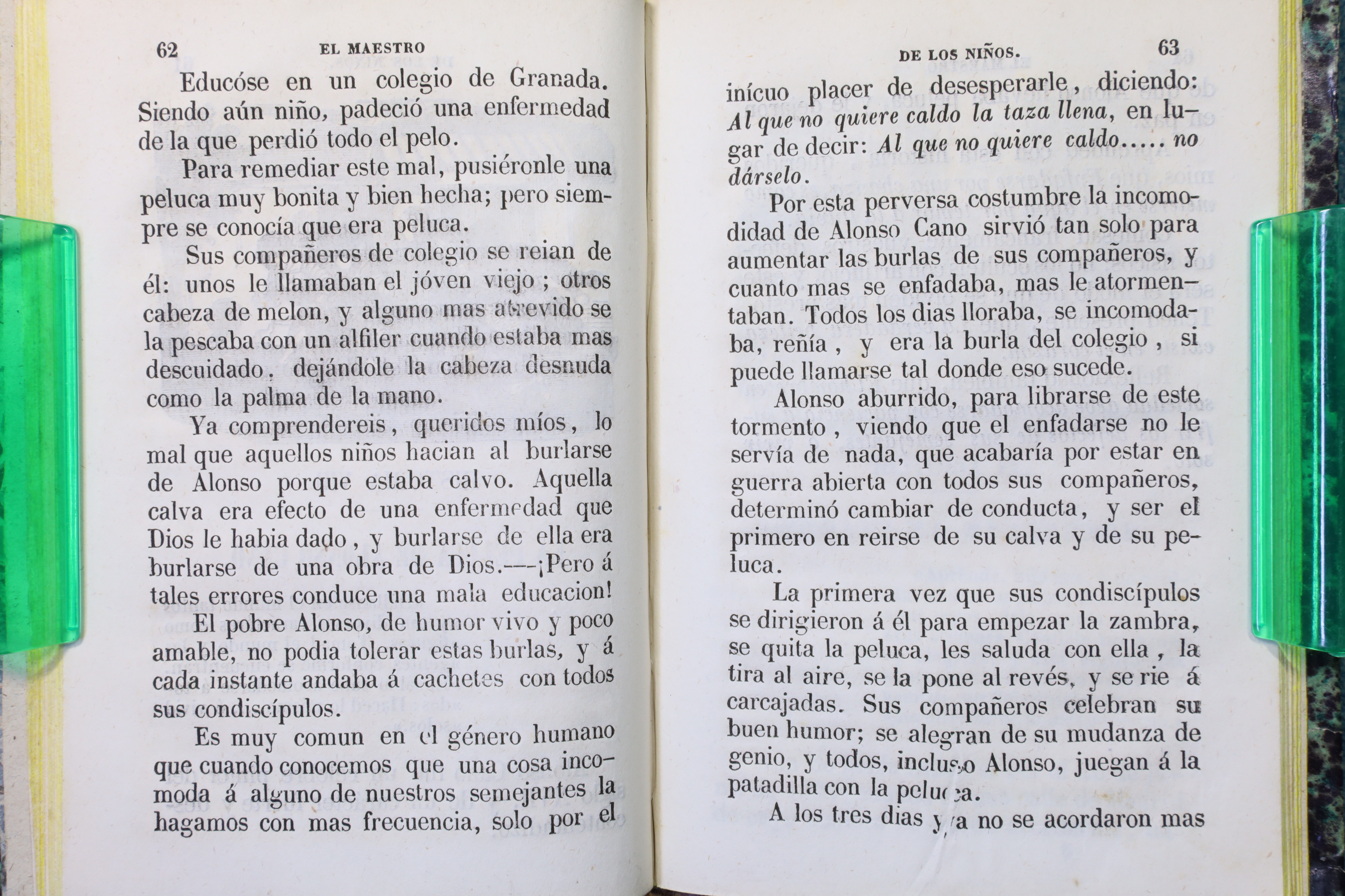 LIBRO EL MAESTRO DE LOS NIÑOS. ALVERÁ. 1850 