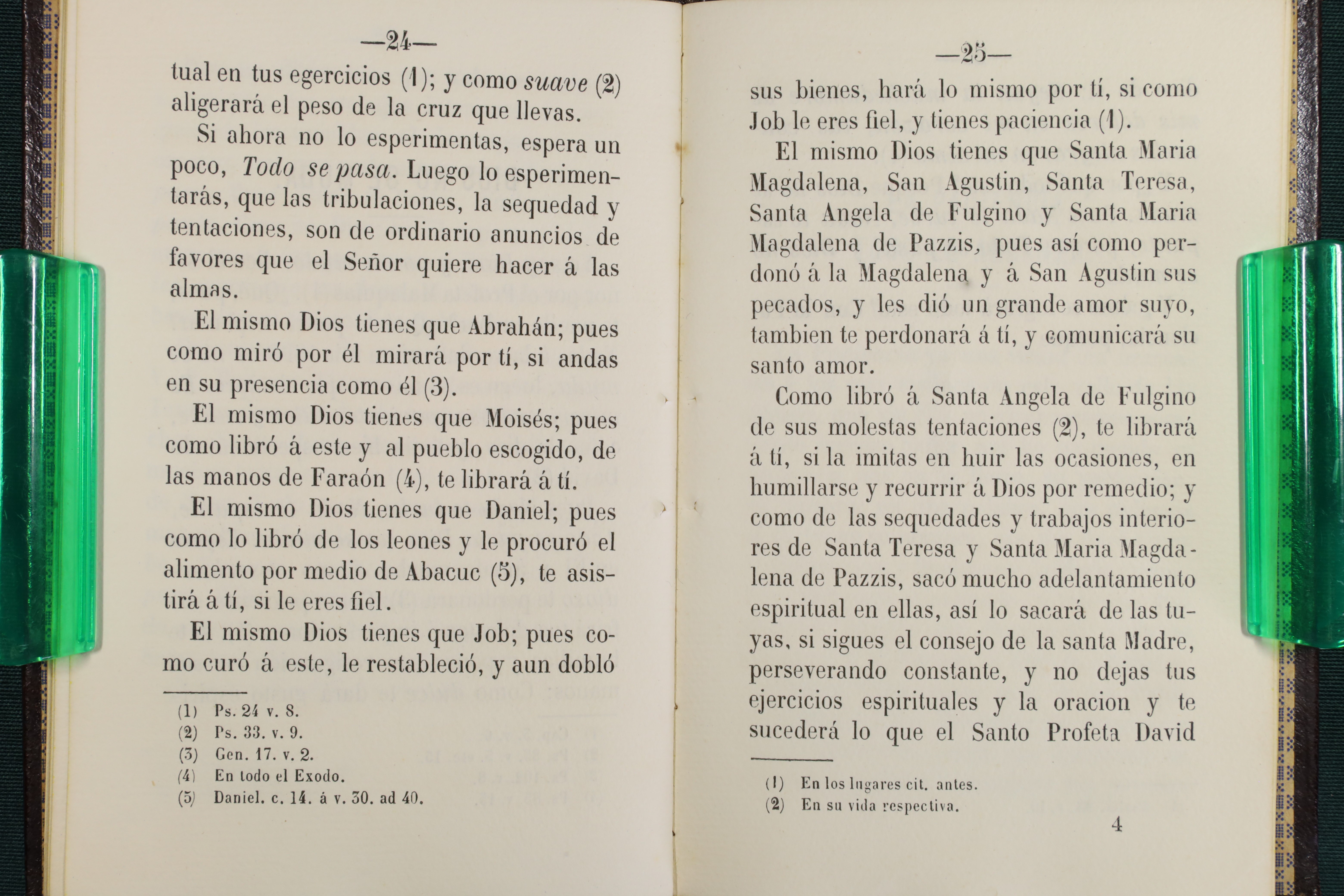 LIBRO GLOSA Y REFLEXIONES DE LA LETRILLA DE SANTA TERESA DE JESÚS. 1874