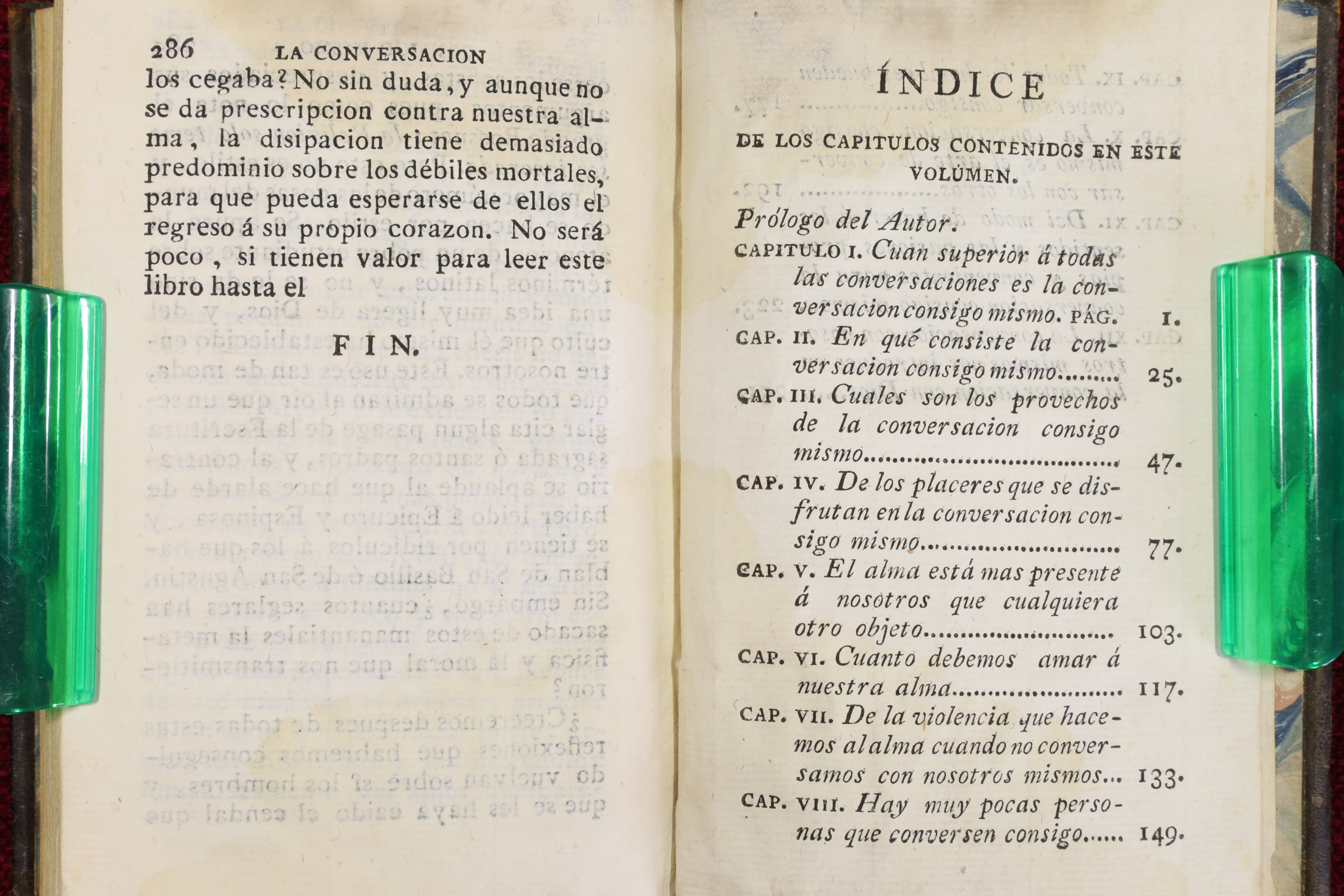 LIBRO LA CONVERSACIÓN CONSIGO MISMO. CARACCIOLO. 1817 (t)